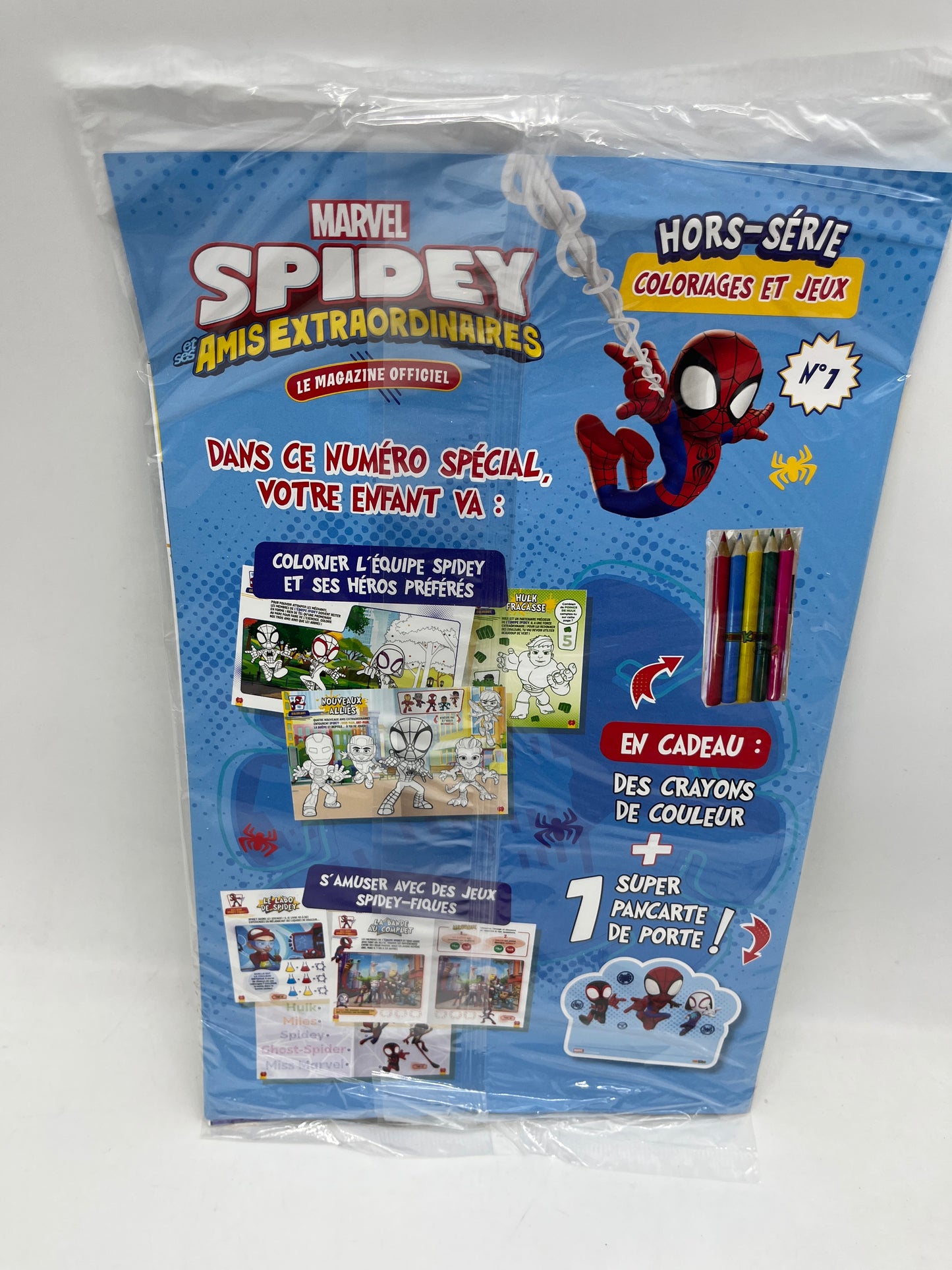 Livre d’activité magazines Disney Spidey spécial coloriage Spiderman Marvel Avenger Neuf