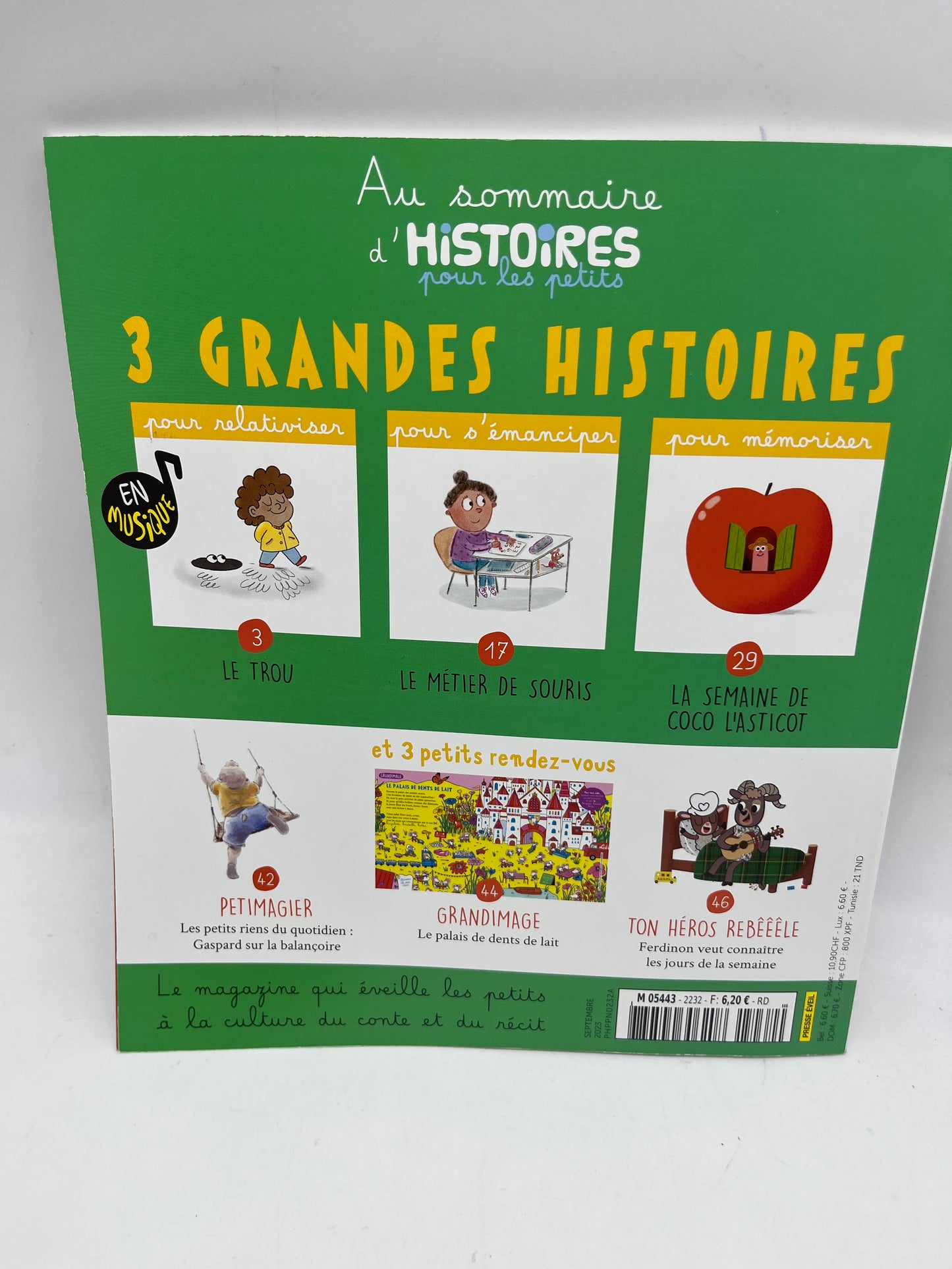 Livre d’activité magazines Histoires pour les petits la pomme de coco l’asticot  modèle septembre 2023  spécial rentrée Neuf