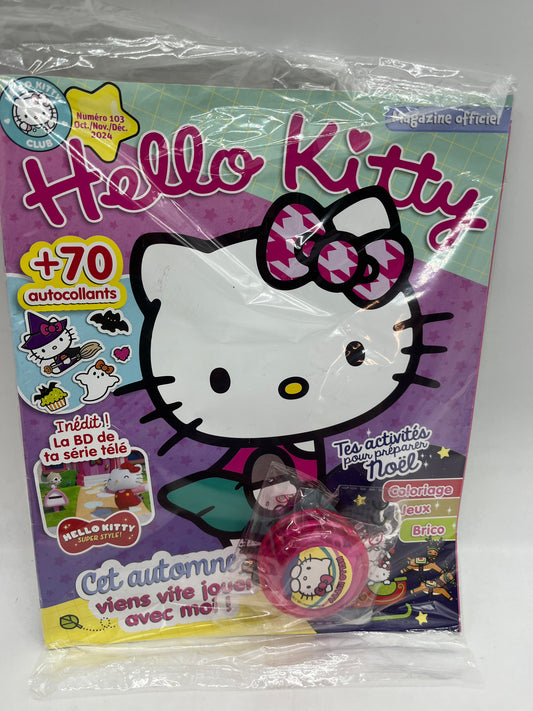 livre d’activité Magazine Hello kitty avec son yo-yo Neuf !