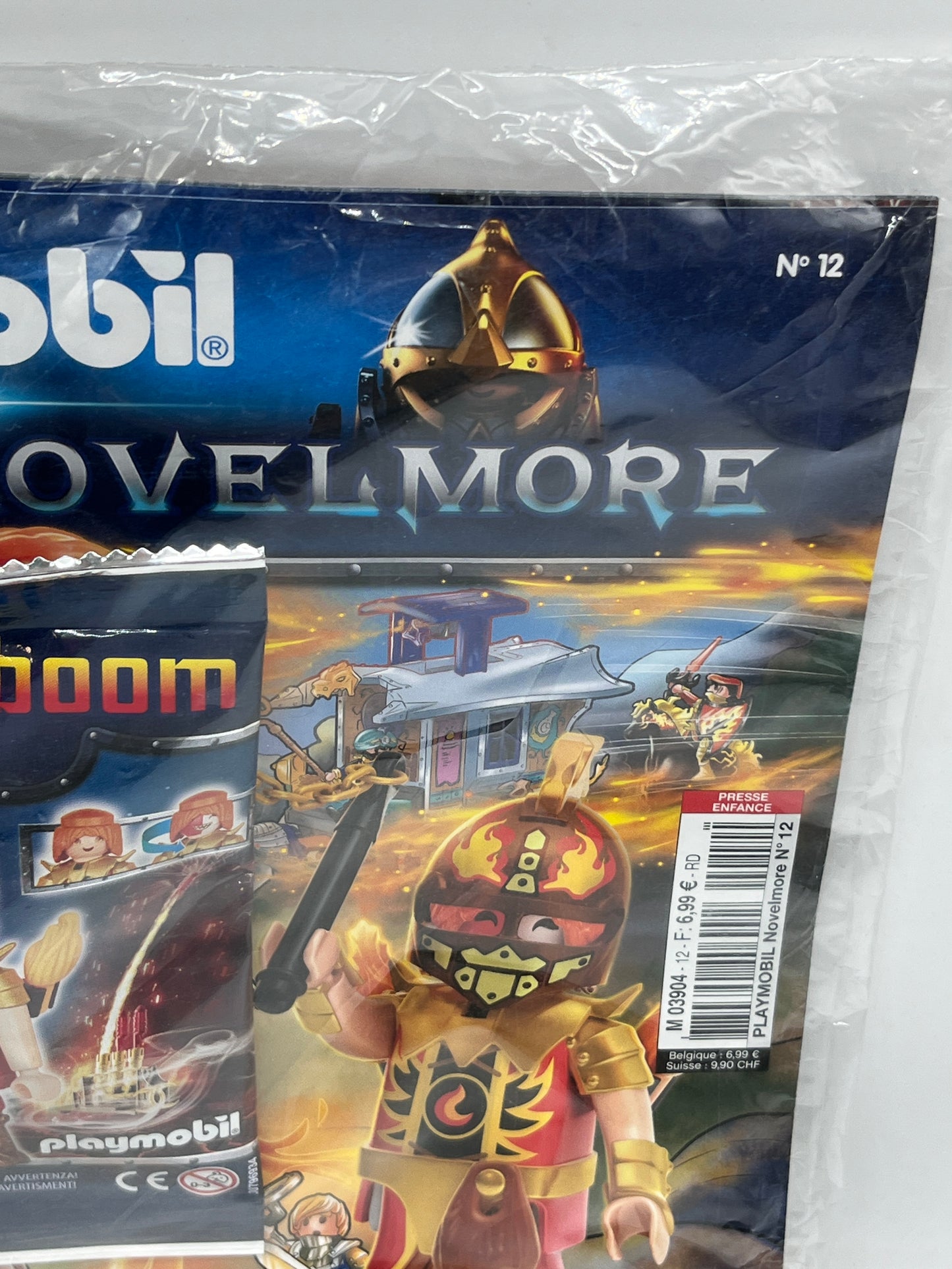 Livre D’activité magazine Playmobil Novelmore avec sa figurine chevalier Kahboumjamais ouvert Neuf