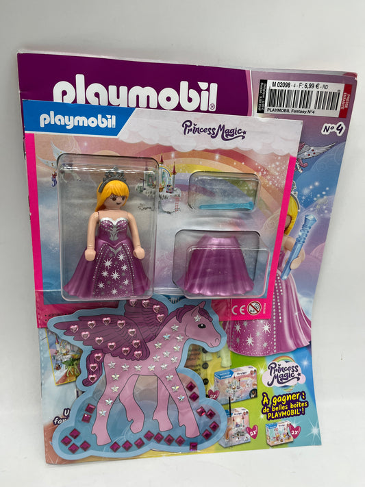 Livre D’activité magazine Playmobil  girls Princess Magic avec sa figurine Princesse  jamais ouvert Neuf