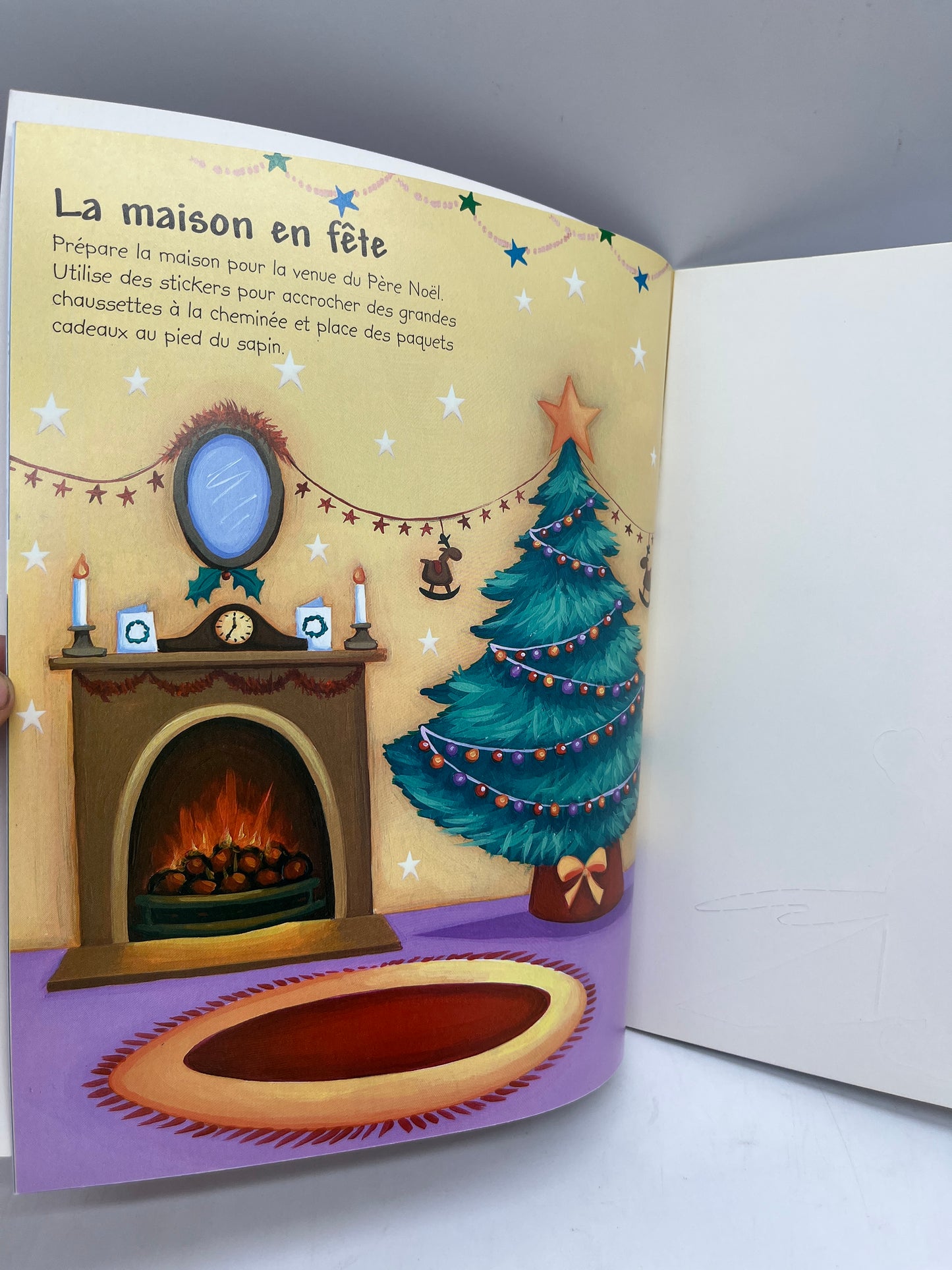 Livre activité magazines La nuit de Noël avec activités stickers Special Noël