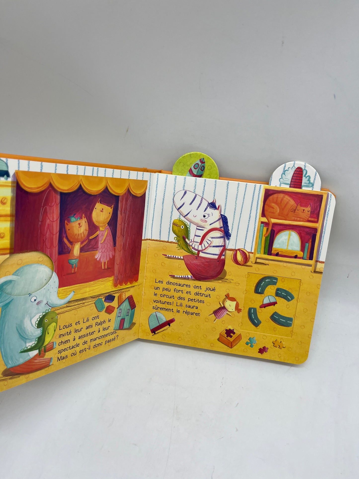 livre animé avec tirette Bonne nuit mon petit modèle on s’amuse  Neuf