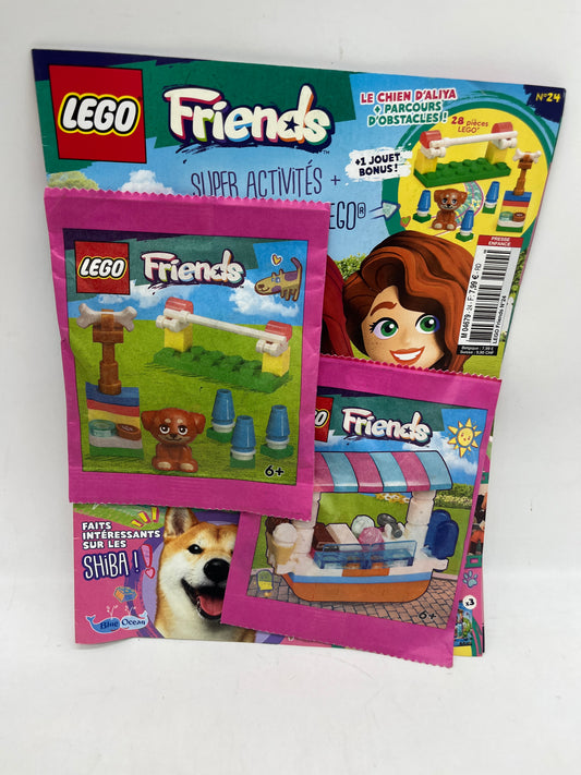 livre d’activité Magazine Lego Friends  avec ces 2 sachets à construire   Neuf !