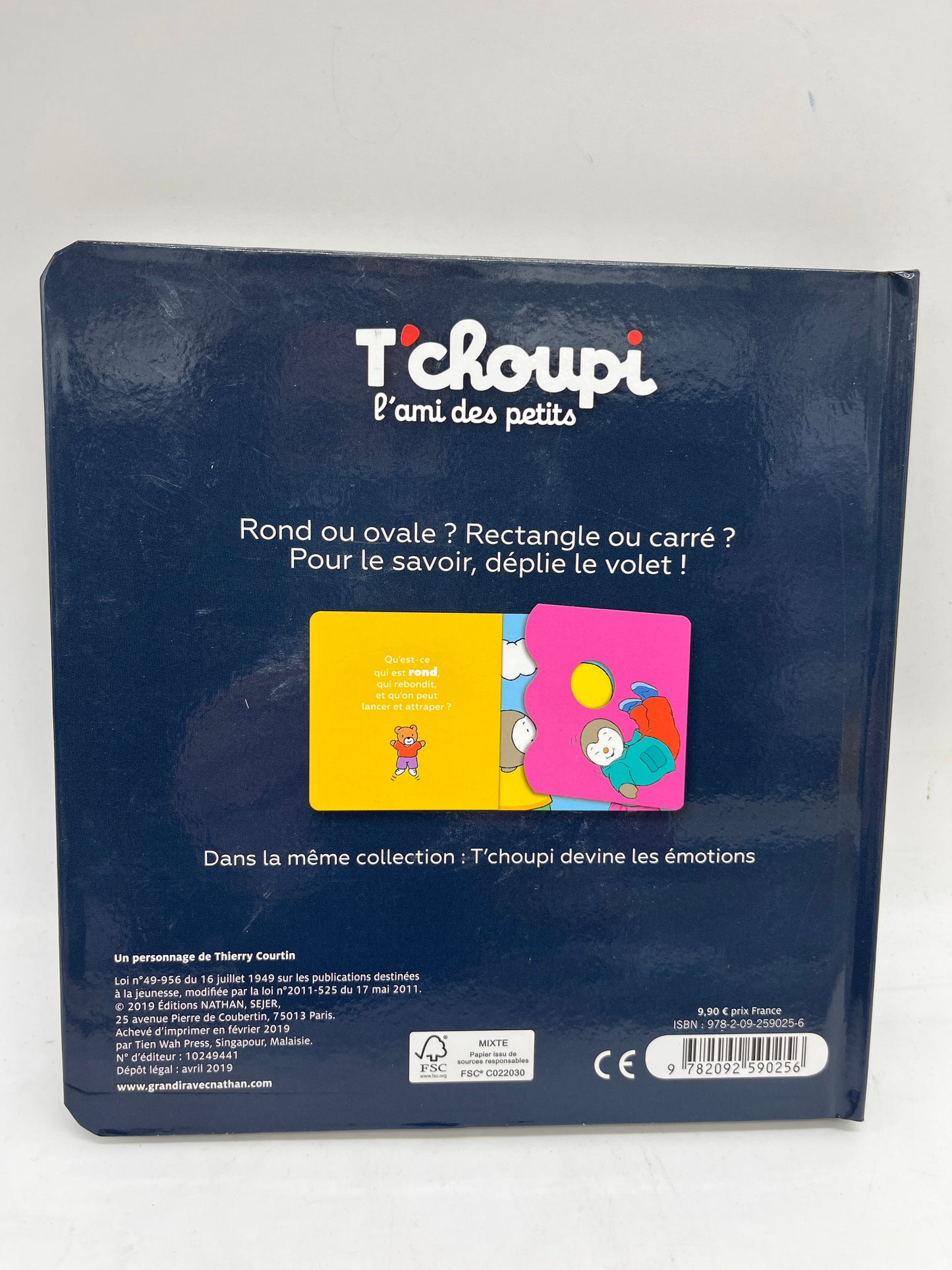 Livre T’choupi Devine les formes avec grand volet à soulever Neuf