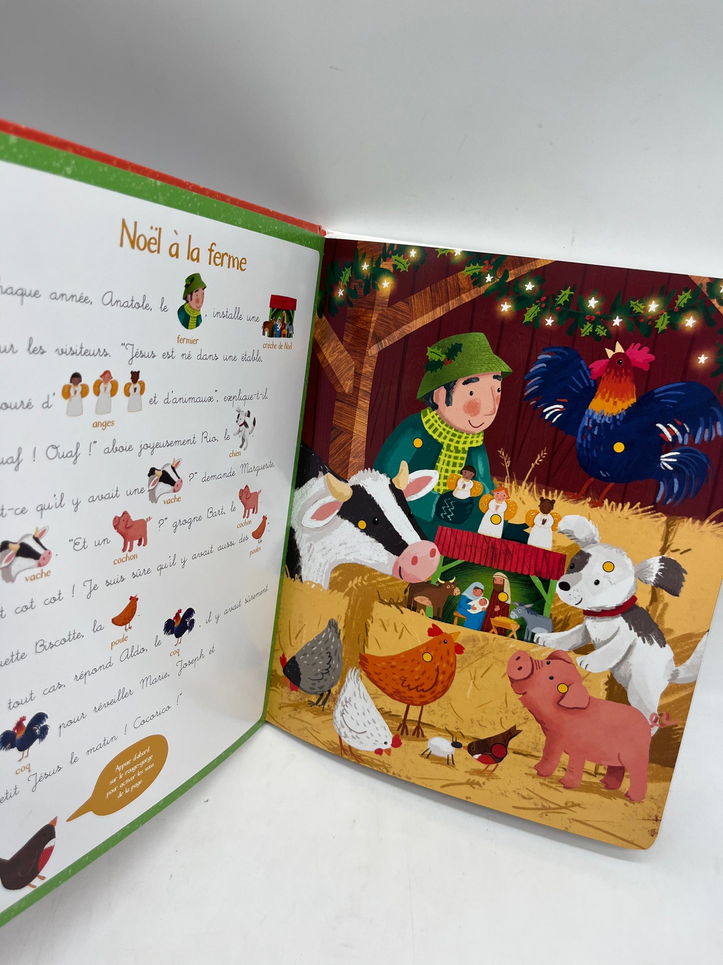 Livre Sonore Mes premières lectures à deux voix Histoire de Noël  Neuf !