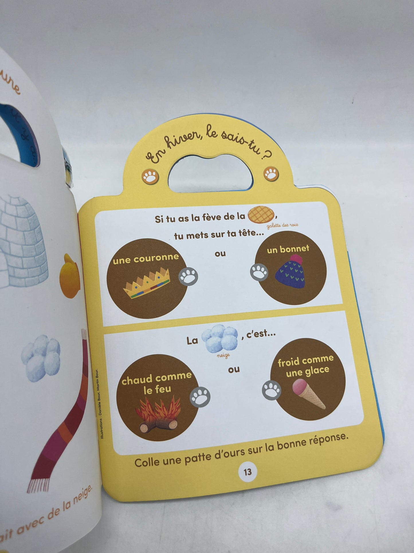 Magazine Je joue avec Petit ours brun jeux histoire stickers thème l’hiver Neuf !