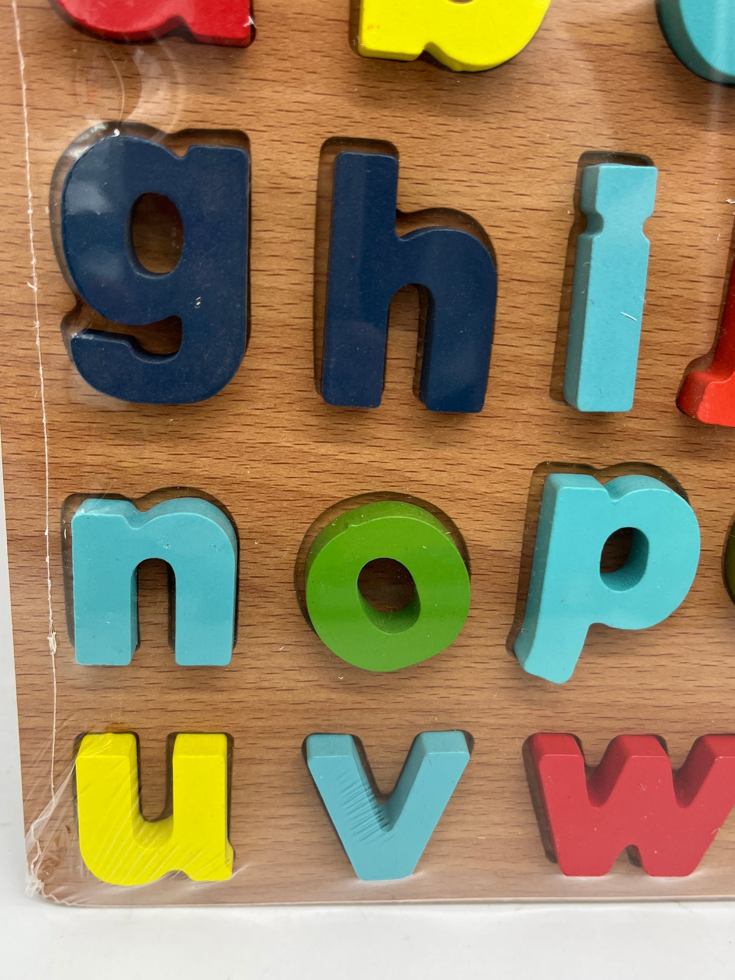 Jouet jeu activités apprentissage 
Puzzle en bois Type Montessori J’apprends l’alphabet et les lettres minuscules avec ces pièces en relief Neuf