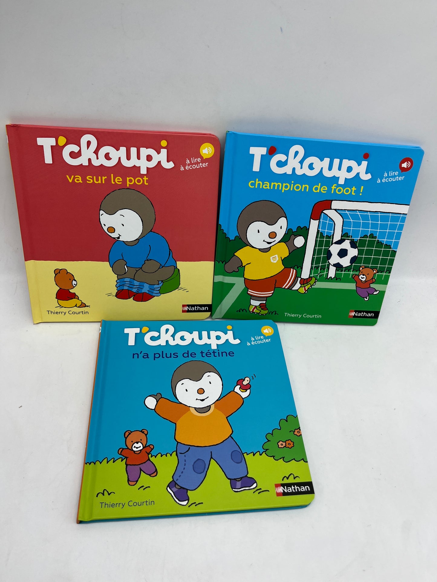 Lot de 3 livres Tchoupi Histoire à lire et à écouter neuf jamais ouvert !