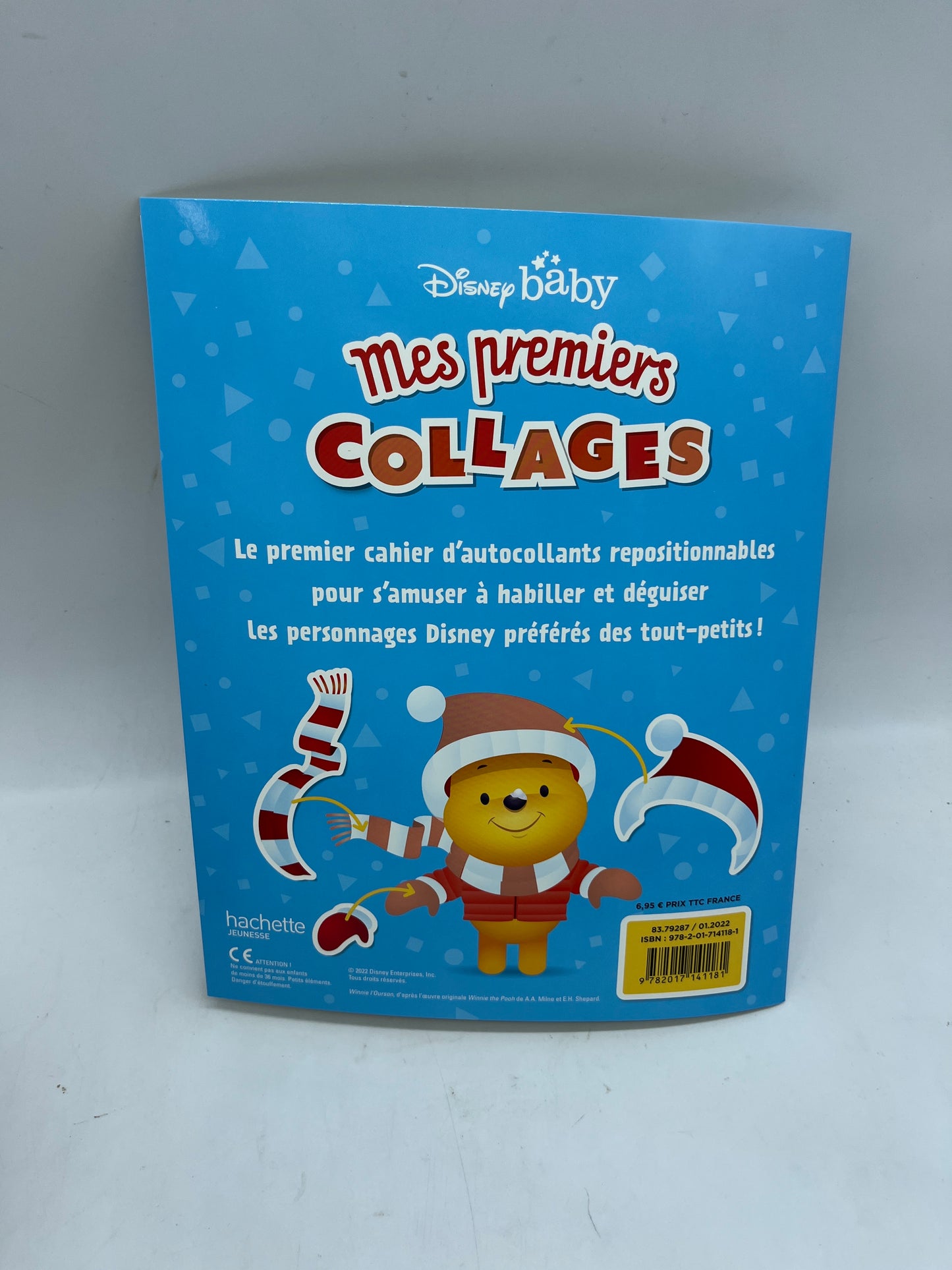 Magazine livre d’activité Disney Baby Mes premiers collages thème les saisons Histoire jeu activité Neuf