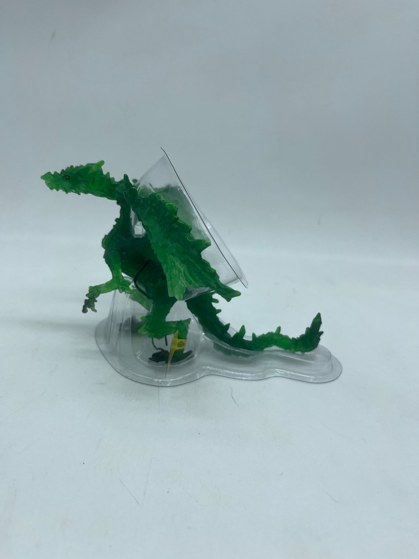 Figurine Plastoy Dragon Vert transparent Neuf avec étiquette