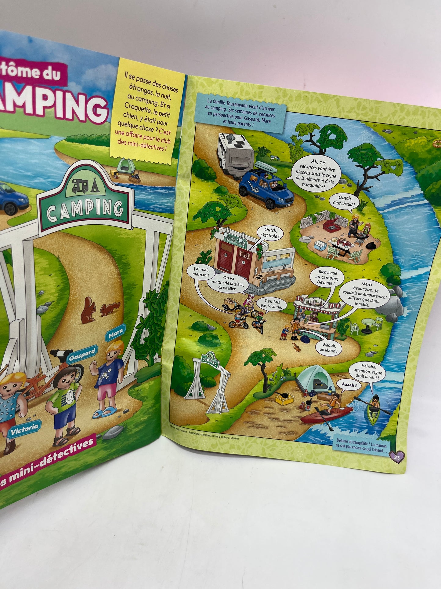 Livre D’activité magazine Playmobil  girls avec sa figurine Lola et son poulain jamais ouvert Neuf