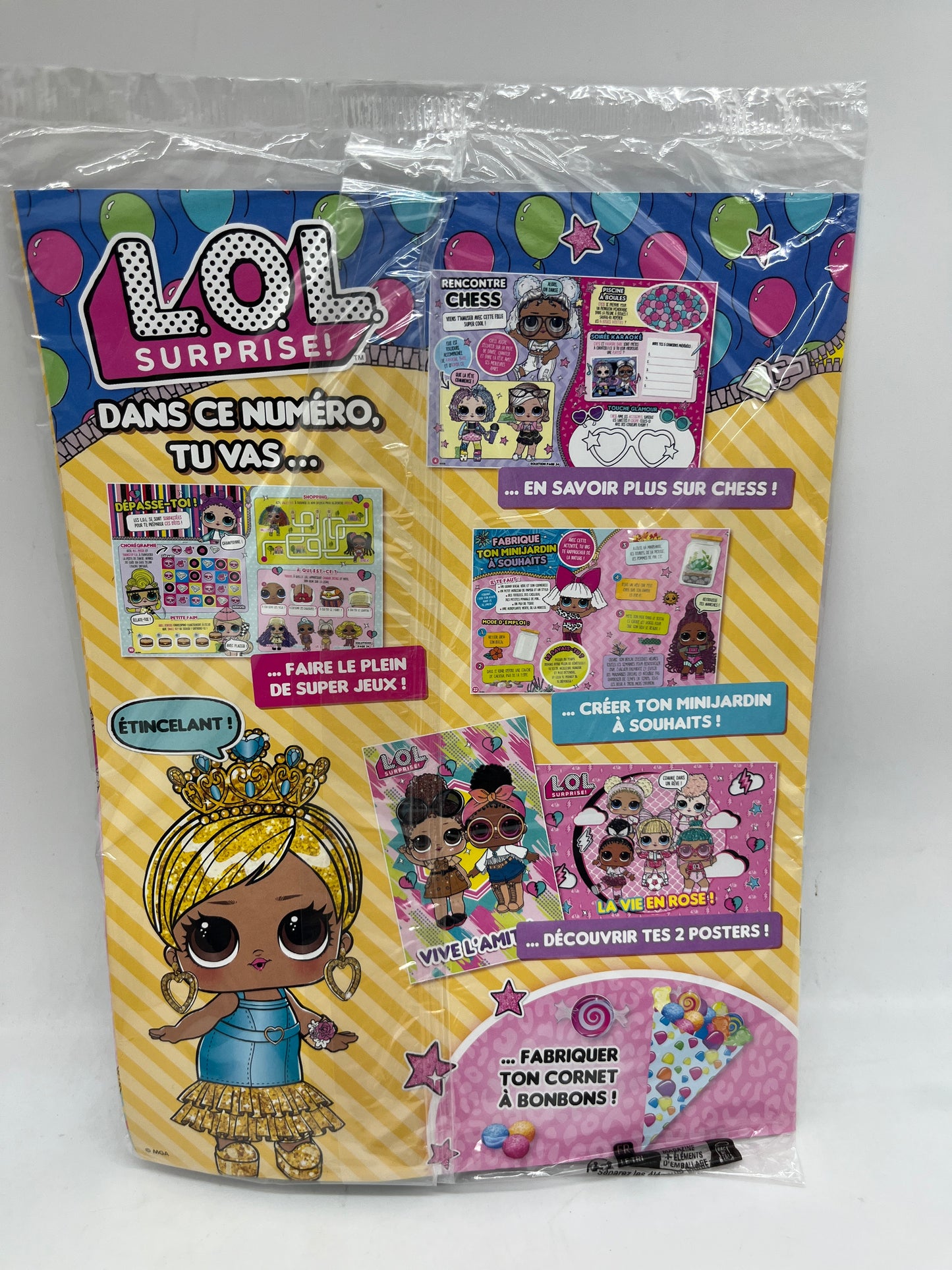 Livre d’activité  Magazine disney LOL surprise numero 8 avec son kit papeterie Neuf