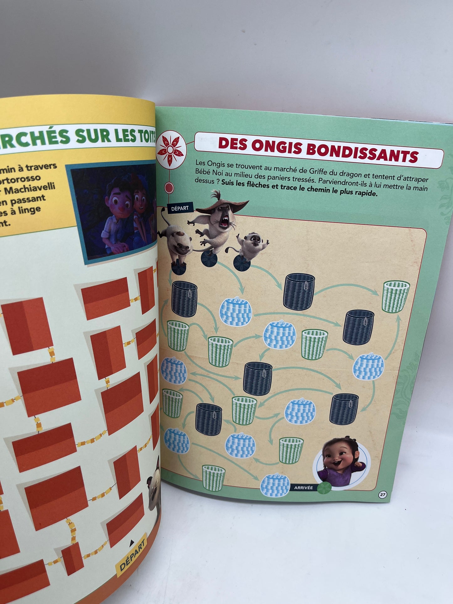 Magazine livre d’activité Mes 100 Défis avec tes Héros Disney Histoire des jeux des activité  pour Les 6-8 ansNeuf