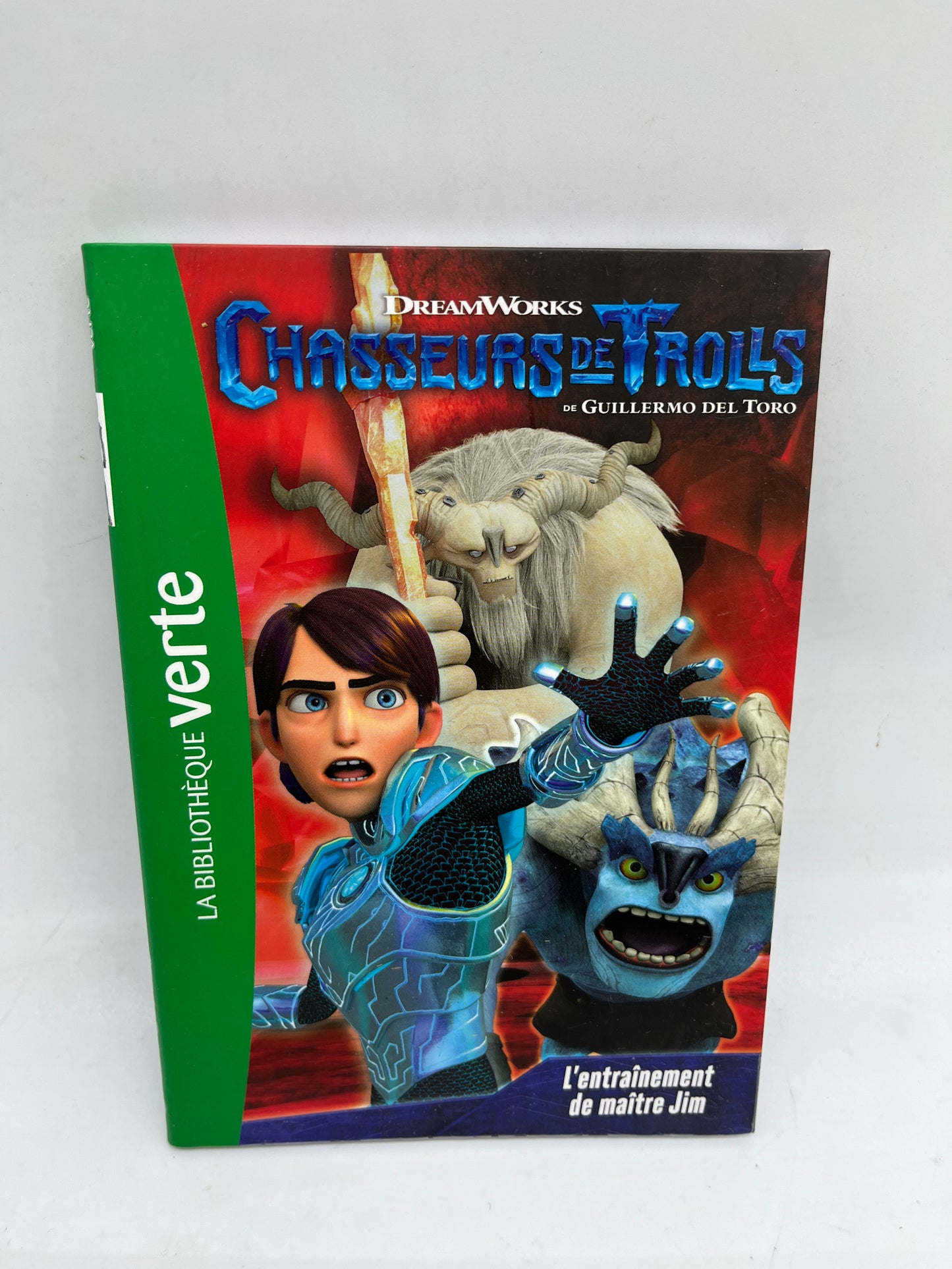 Livre histoire Ma bibliothèque verte Chasseur de Trolls l’entraînement de maitre Jim Neuf