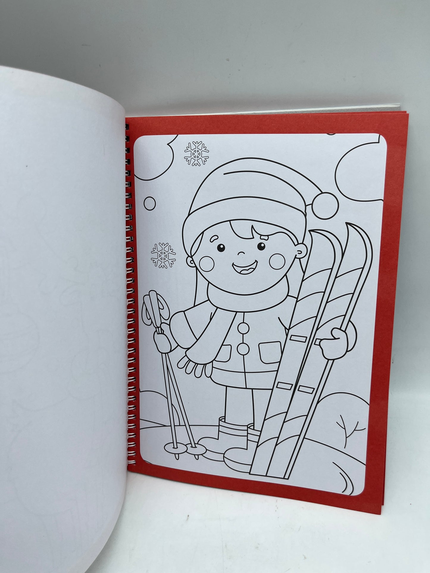 Livre d’activité Colorie avec le Père Noël 🎅🏾 mon beau coloriage avec  ces 4 feutres et gommettes Neuf
