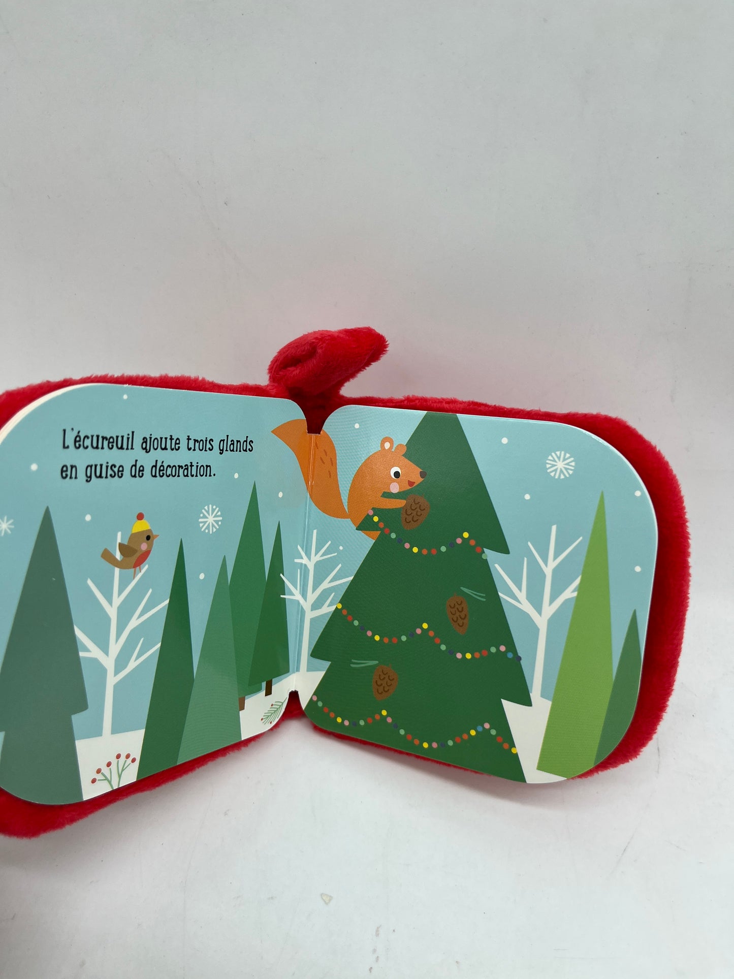 Mini livre pour bébé couverture toute douce histoire le petit Ours collection Bébé Noël Neuf