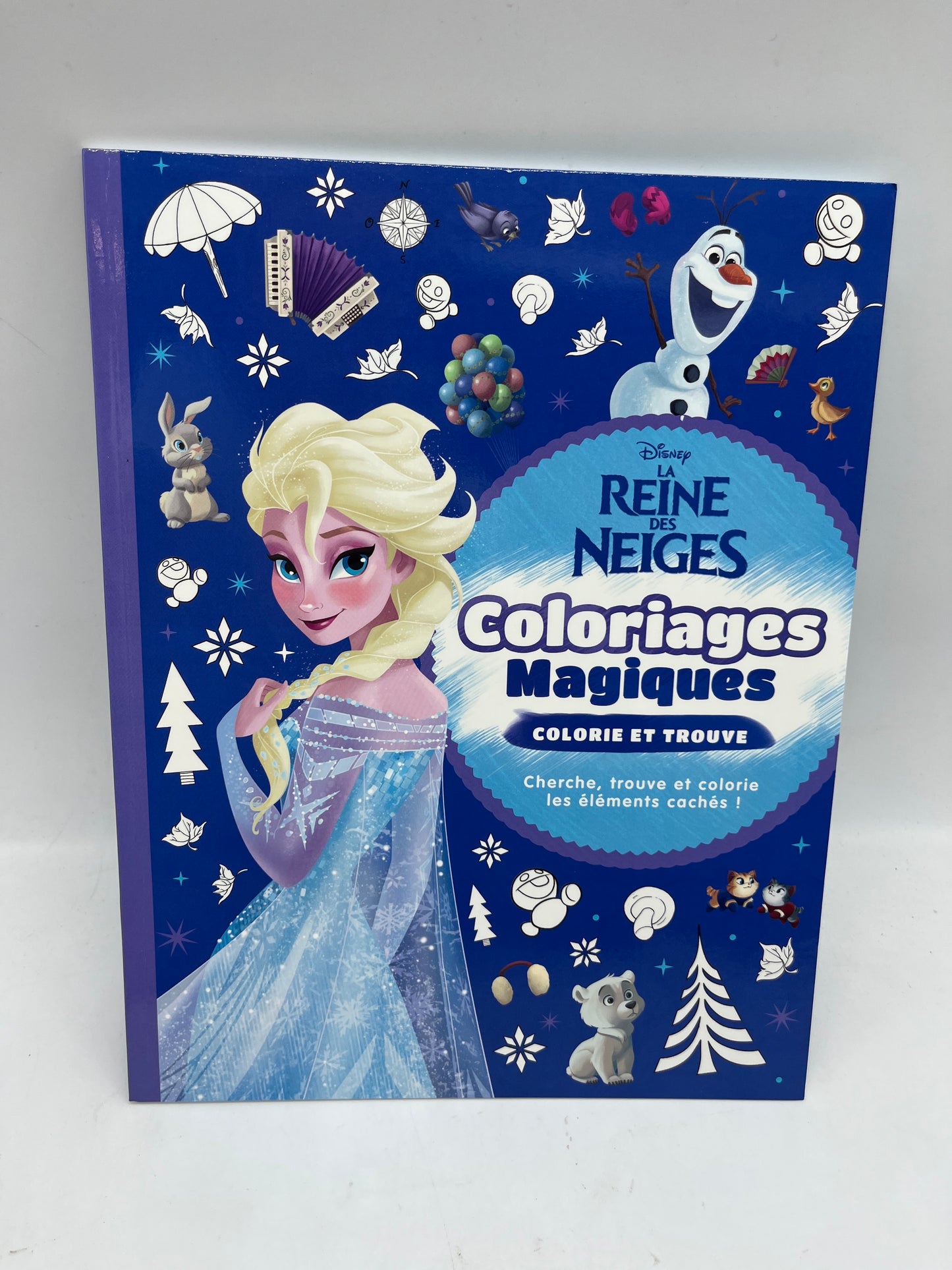 Livre d’activités les ateliers Coloriages magique  à colorier Disney spécial princesses La reine des neiges Modèle cherche et trouve Neuf