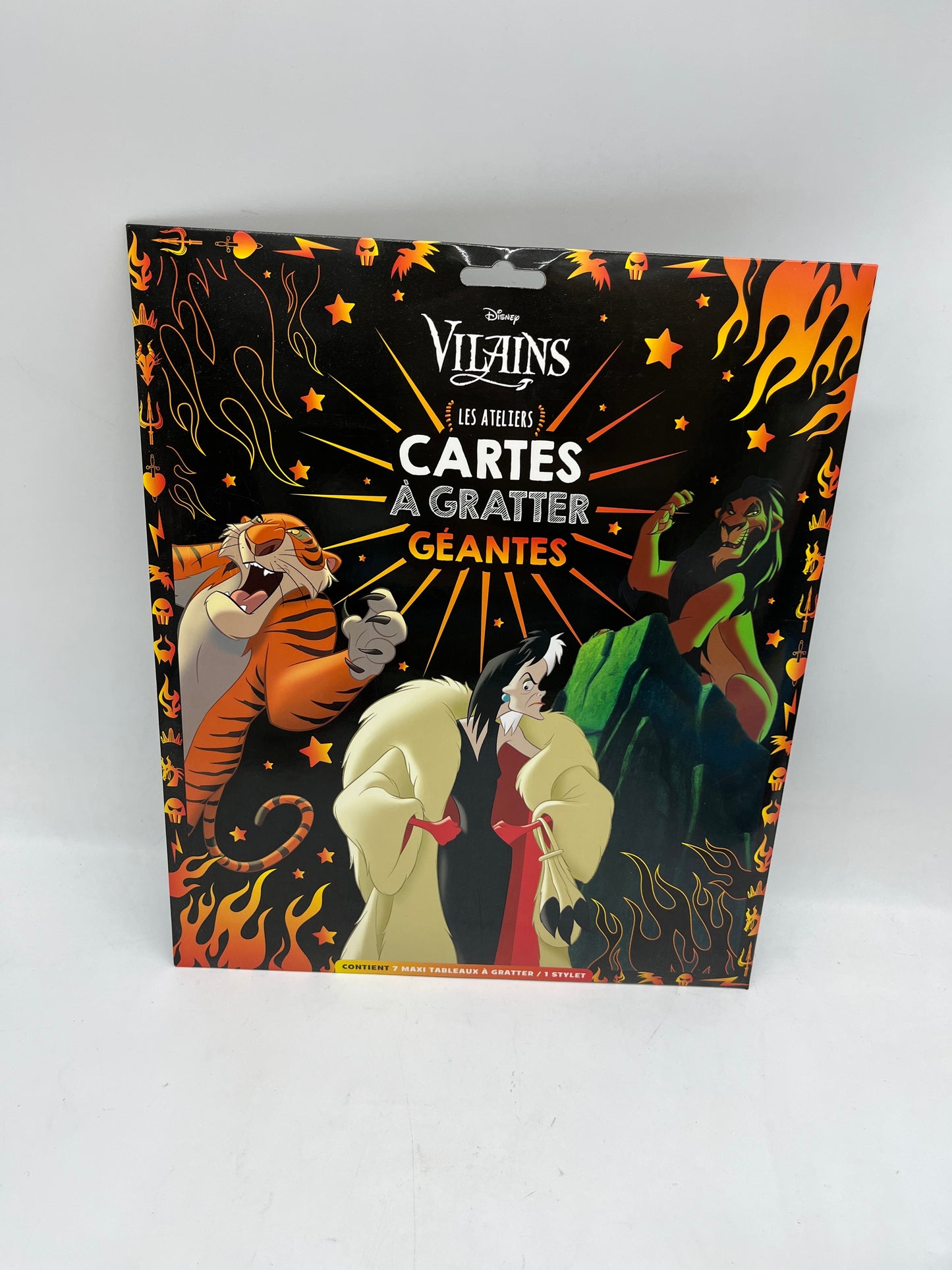 Pack de cartes à gratter les ateliers Disney Les Vilains Spécial Halloween