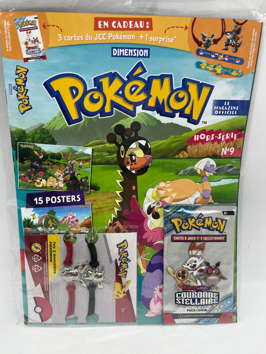Livre d’activité Magazine Pokémon Hors series avec ces bracelets et son paquet de carte neuf