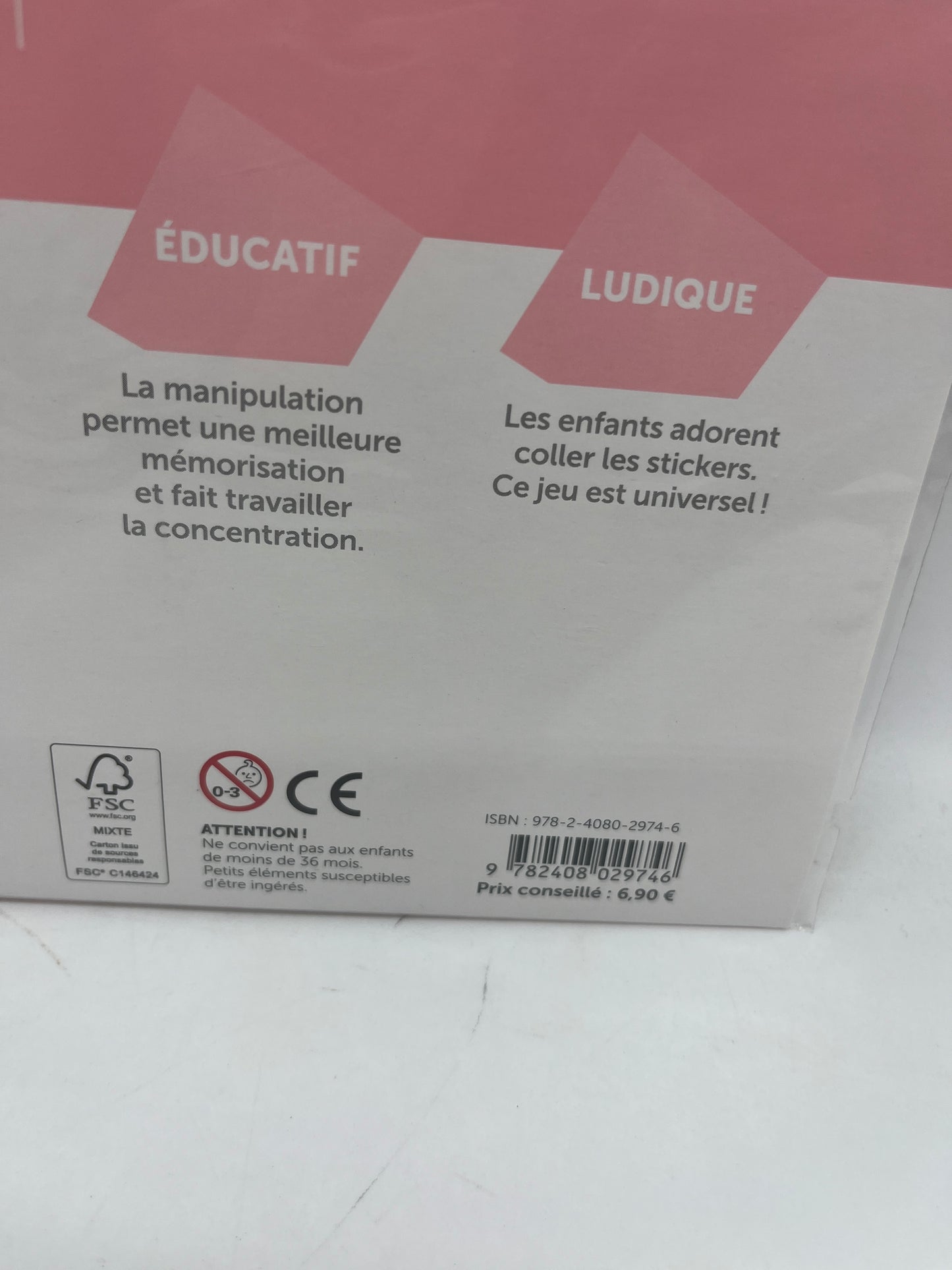 Poppik  activités stickers Poster avec 27 gommettes thème à la ferme  Neuf sous blister édition Milan