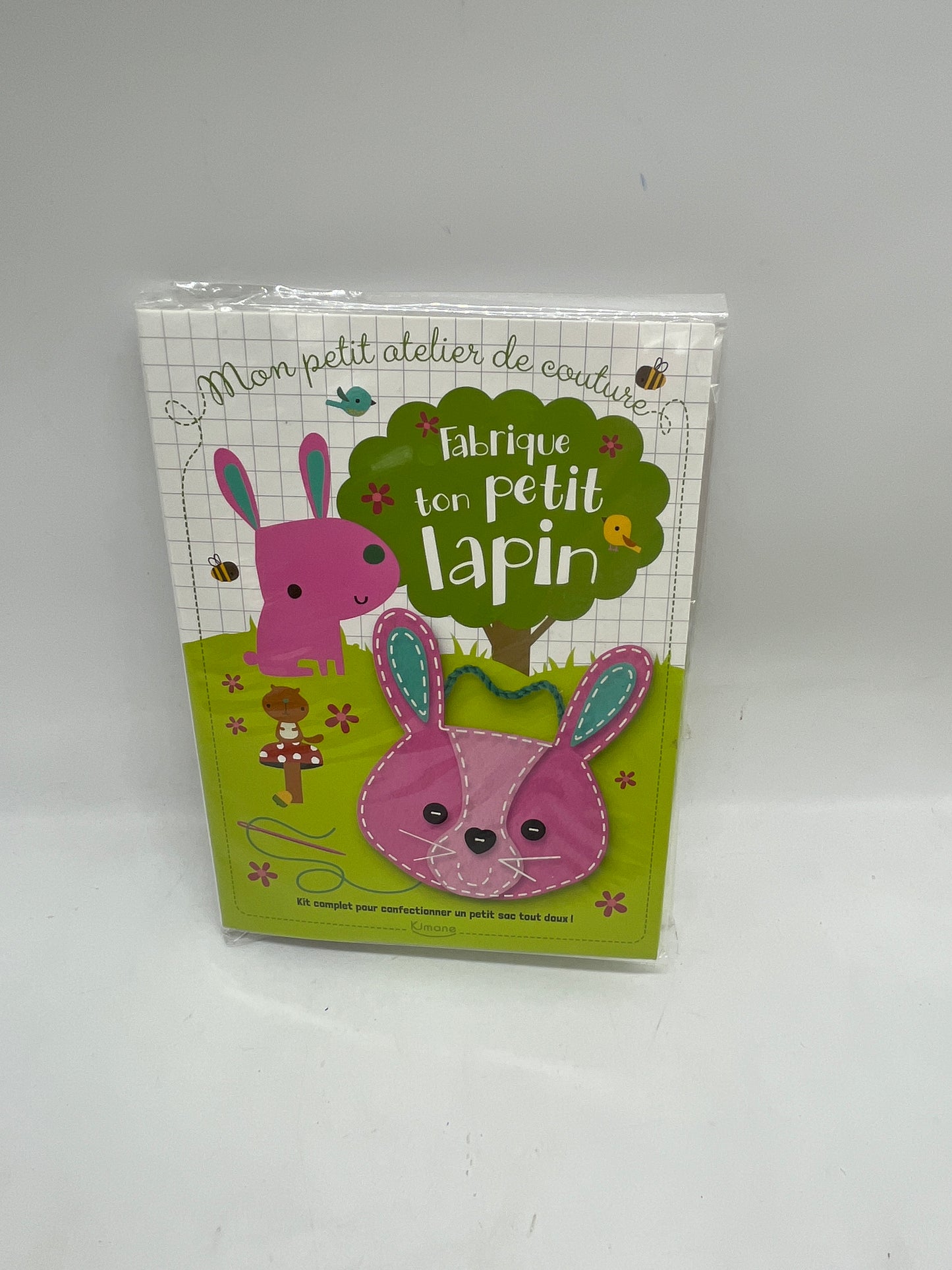 Activité manuelle Mon petit atelier de couture Spéciale  Pâques Fabrique ton sac lapin  Neuf
