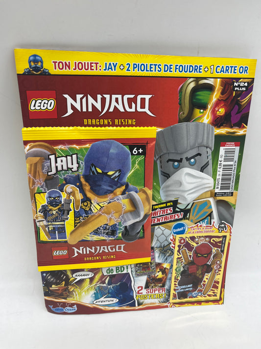 Livre d’activité Magazine Lego Ninjago  avec sa mini figurine Jay Neuf !