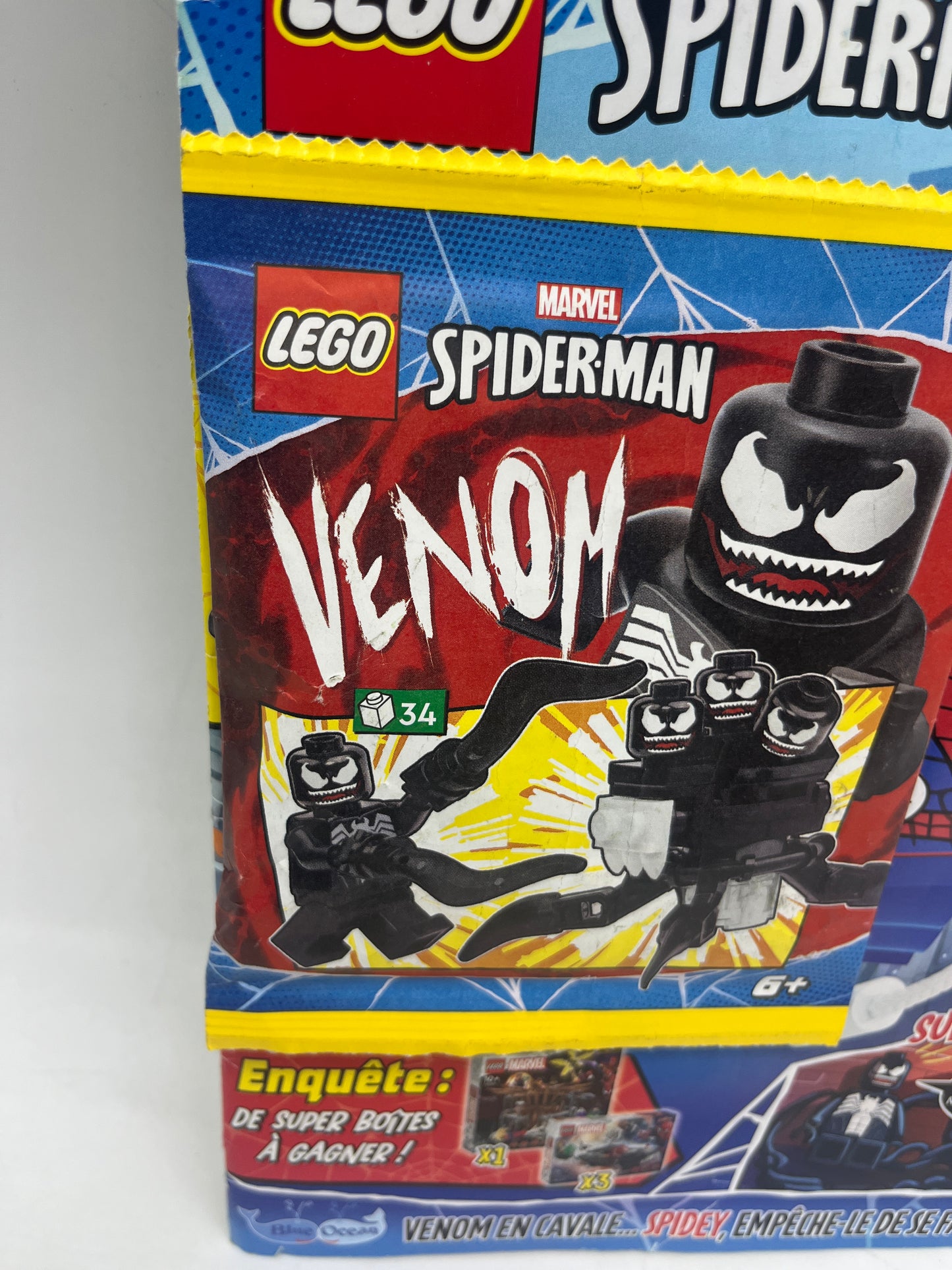 livre d’activité Magazine Lego Spiderman avec sa mini figurine Venom Neuf !