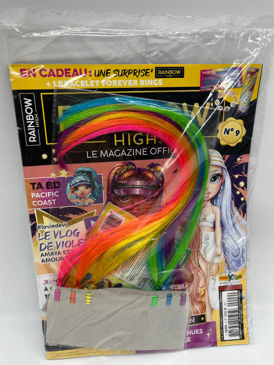 livre d’activité Magazine rainbow High magazine officiel avec ses mèches de couleurs Neuf !