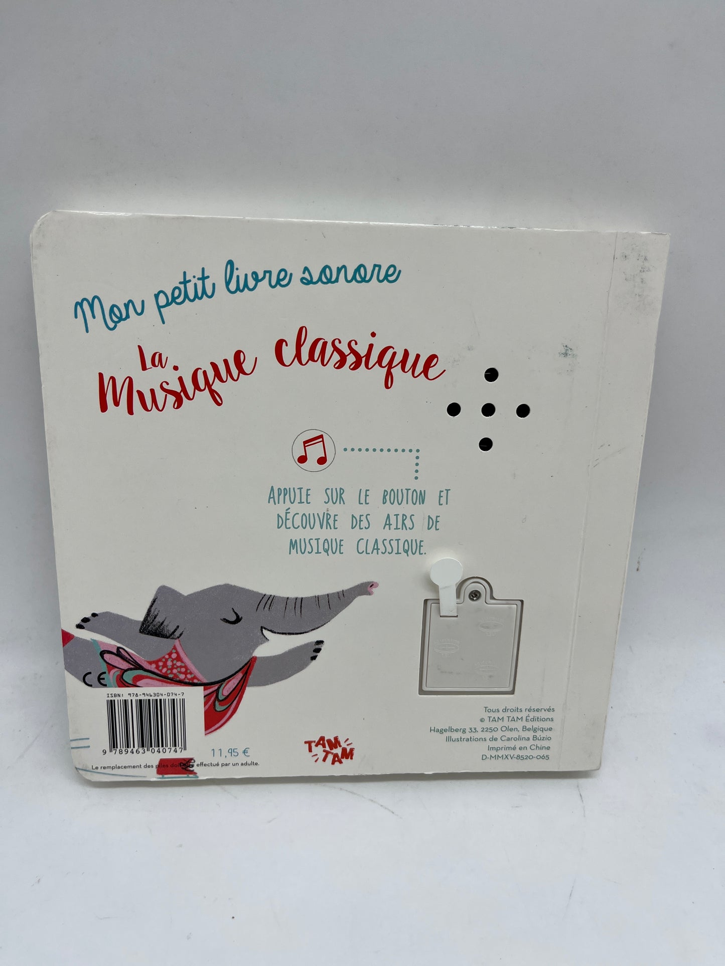 Livre Sonore Mon petit livre sonore thème la musique classique ! Neuf édition Tam tam Jeunesse