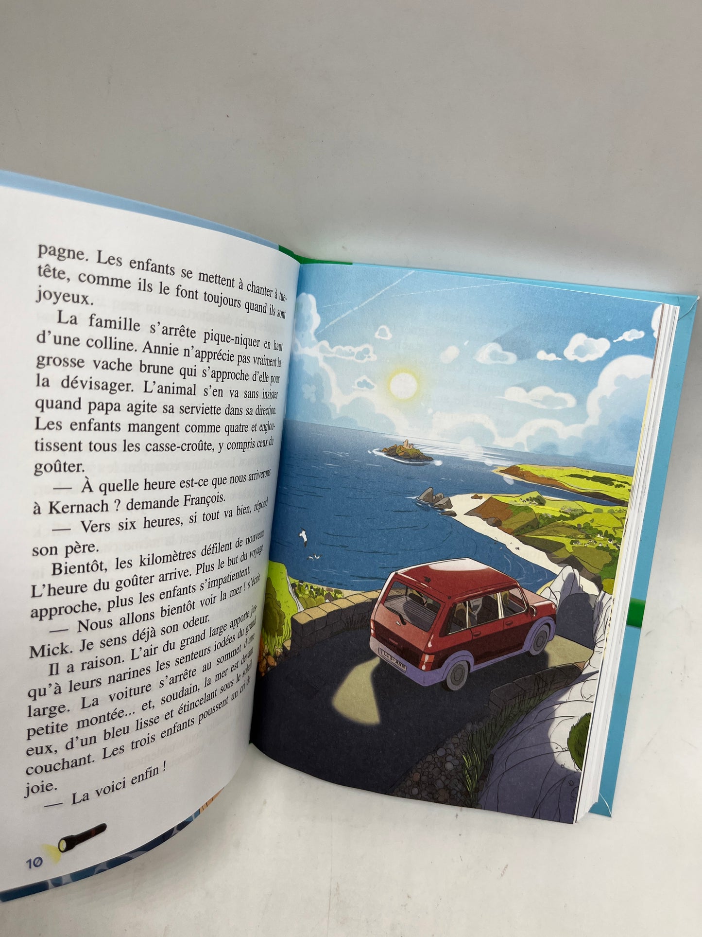 Livre histoire Ma bibliothèque verte Le club des cinq Et le trésor de l’île Neuf