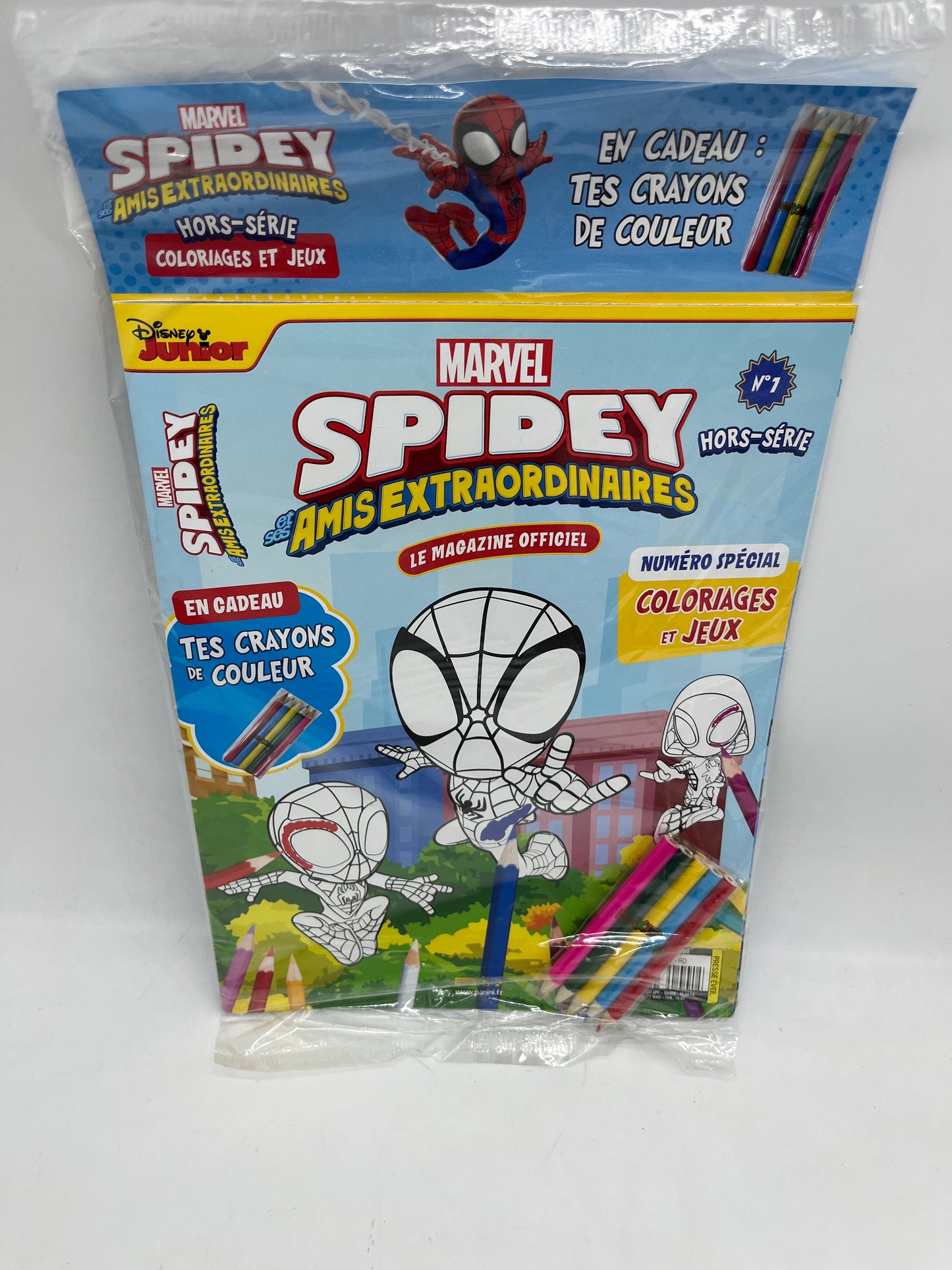 Livre d’activité magazines Disney Spidey spécial coloriage Spiderman Marvel Avenger Neuf