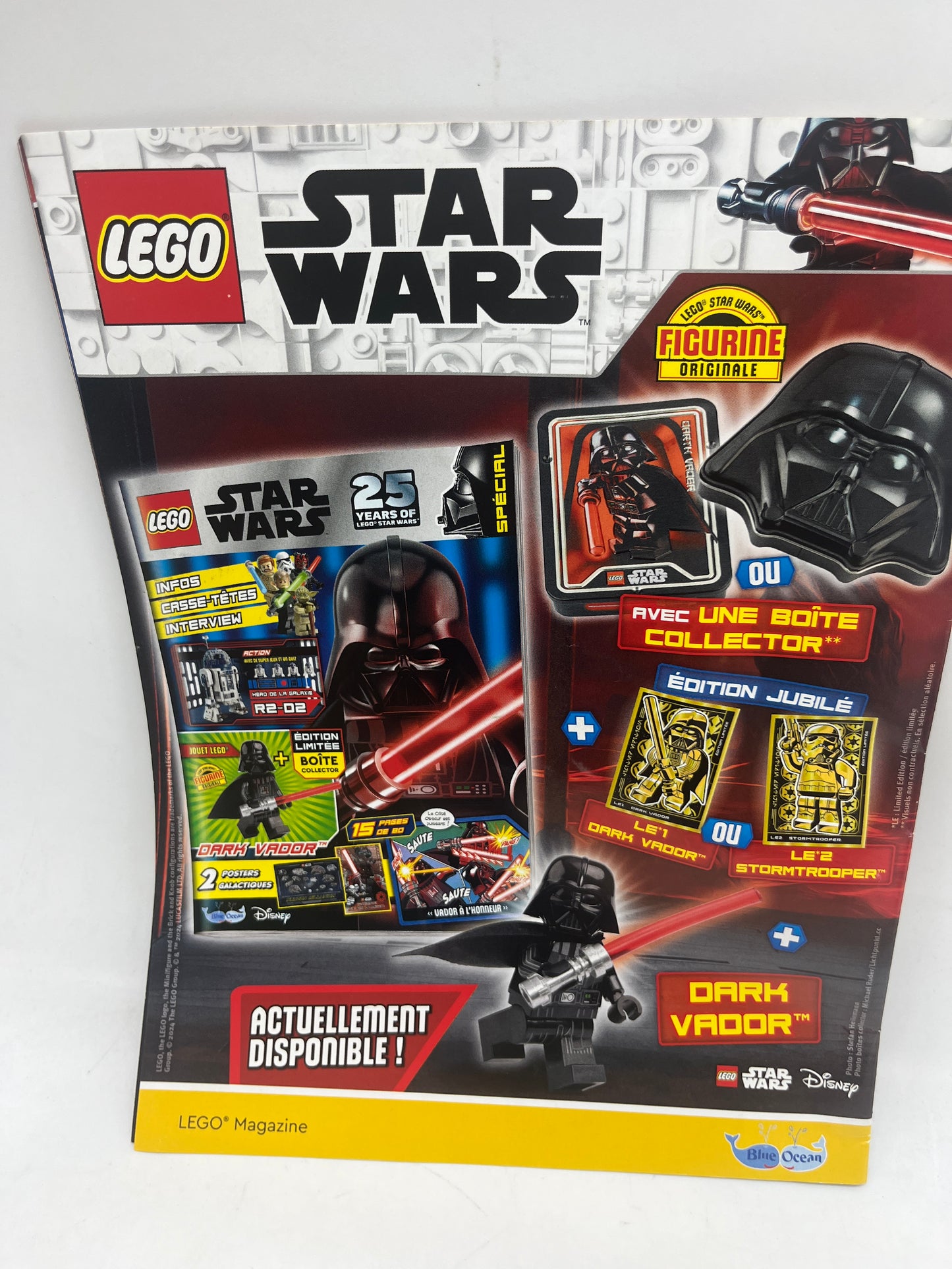 livre d’activité Magazine Lego Ninjago  avec sa mini figurine Esprit du temple Neuf !