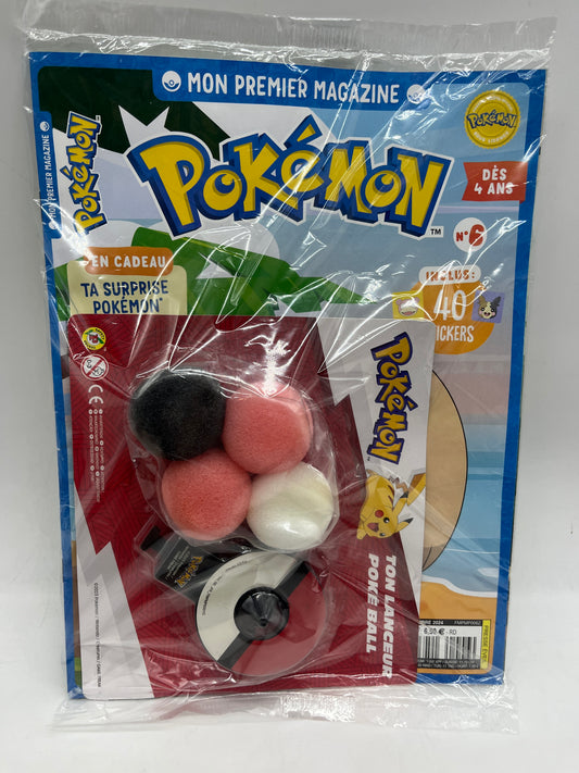 Livre d’activité mon premier Magazine Pokémon avec sa pokeball lance balles neuf