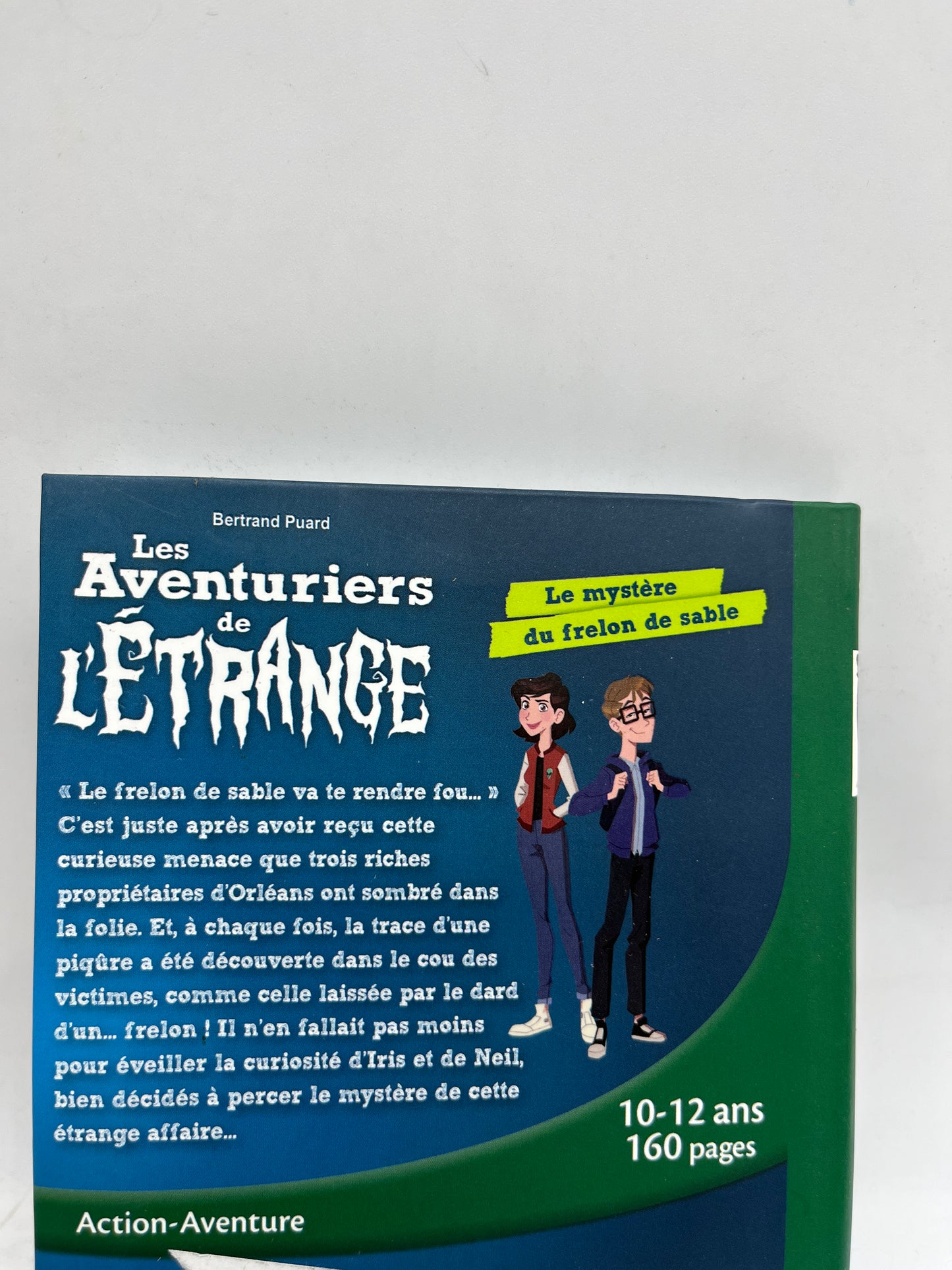 Livre histoire Ma bibliothèque verte mes premiers Romans Les aventuriers de l’étrange Le mystère du frelon de sable Neuf