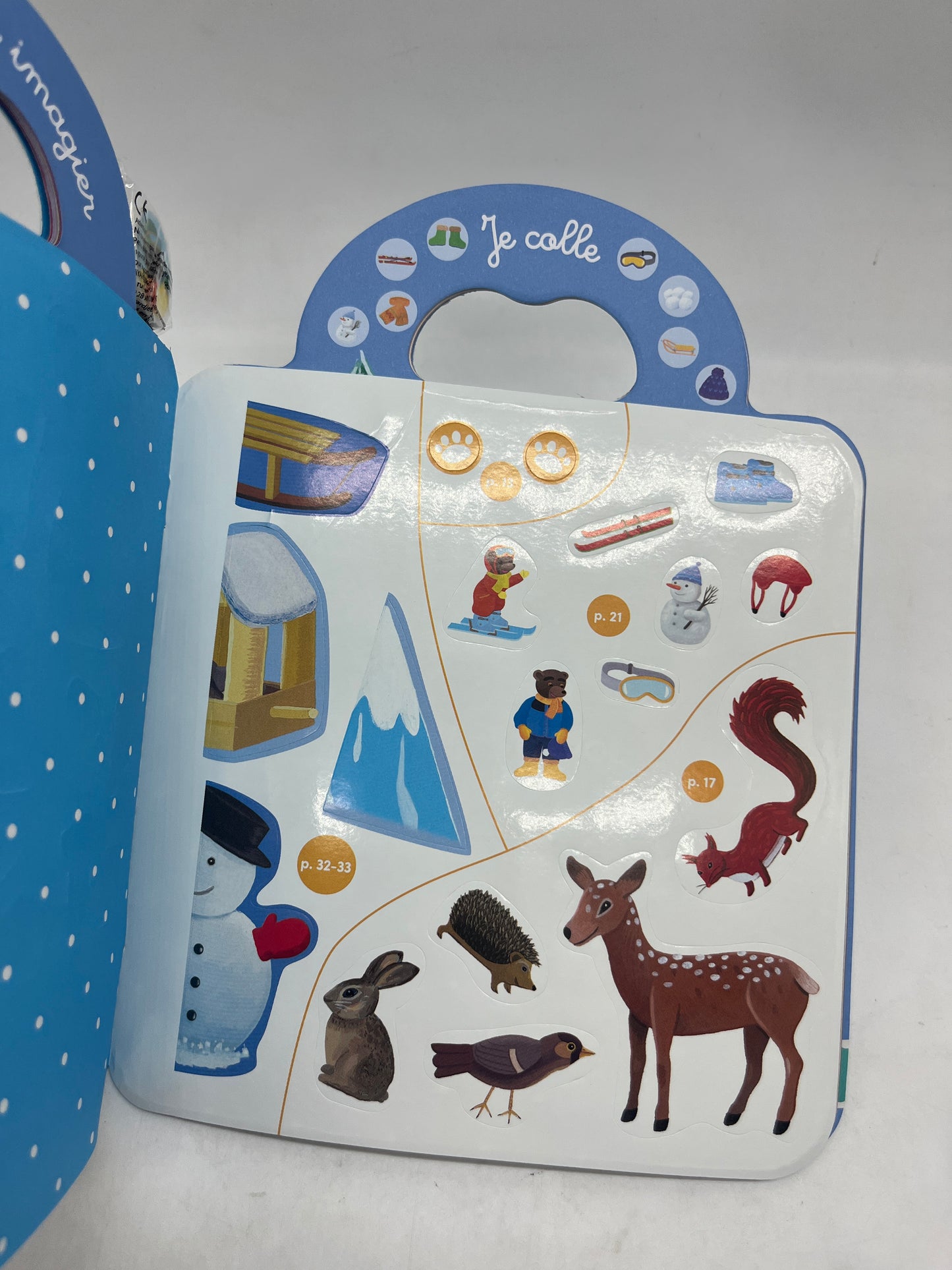 Magazine Je joue avec Petit ours brun jeux histoire stickers thème l’hiver Neuf !