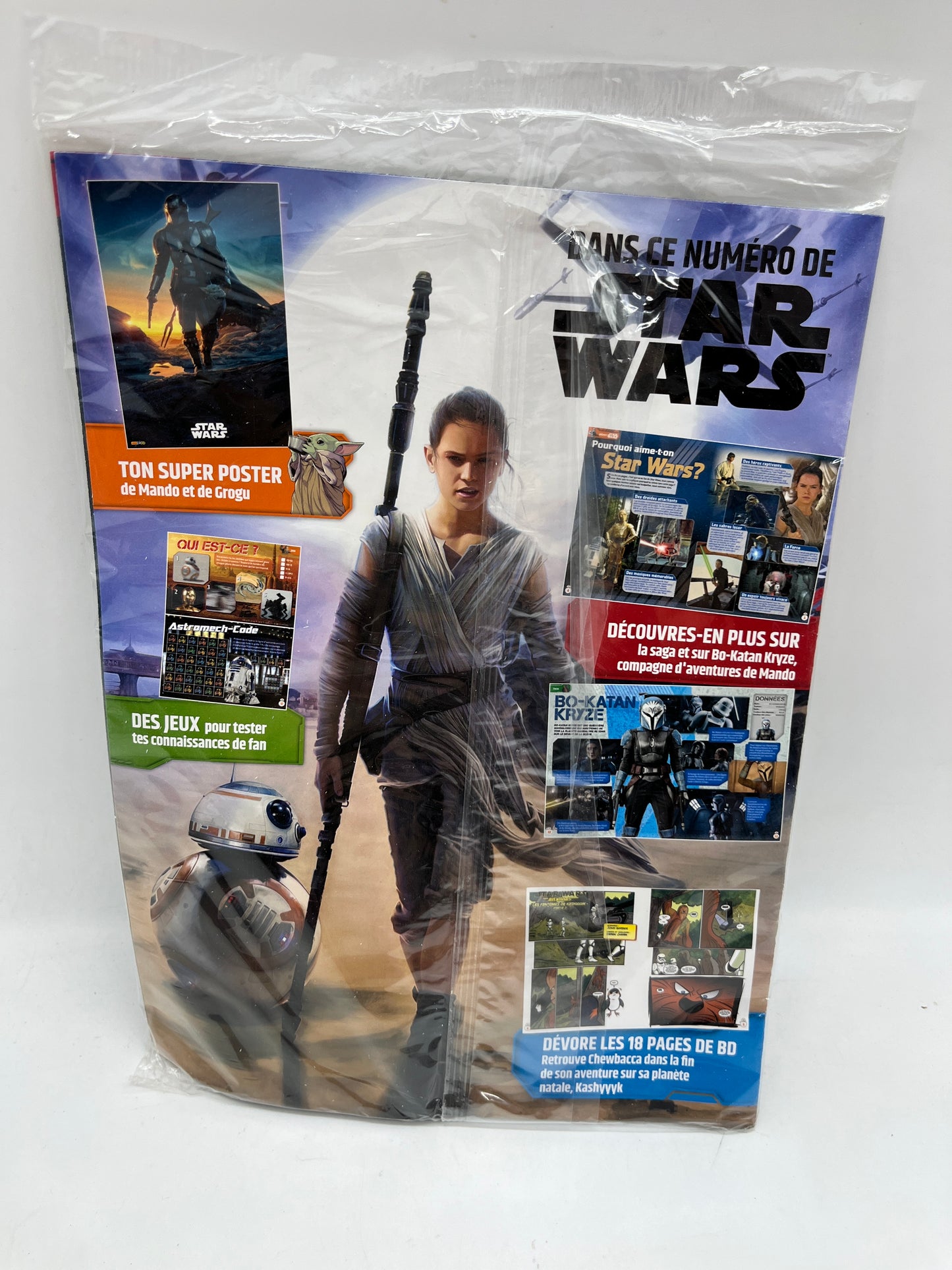 Livre d’activité  Magazine Star Wars avec son lance voiture et sa clef de lancement Neuf !