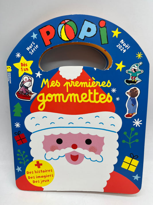 Livre d’activité Magazine Popi mes premières gommettes Hors series Neuf !  Jeu histoire activité   1/4ans   Prix boutique:4€95