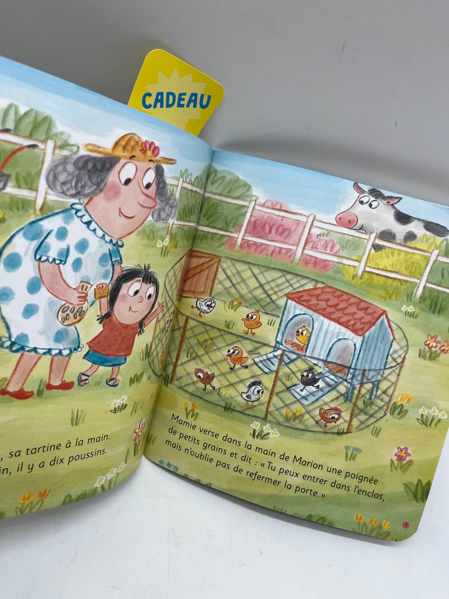 Magazine Livre mes premières belles histoires modèle Panique à la ferme juillet 2023 avec son memory La fée Fifolette Neuf