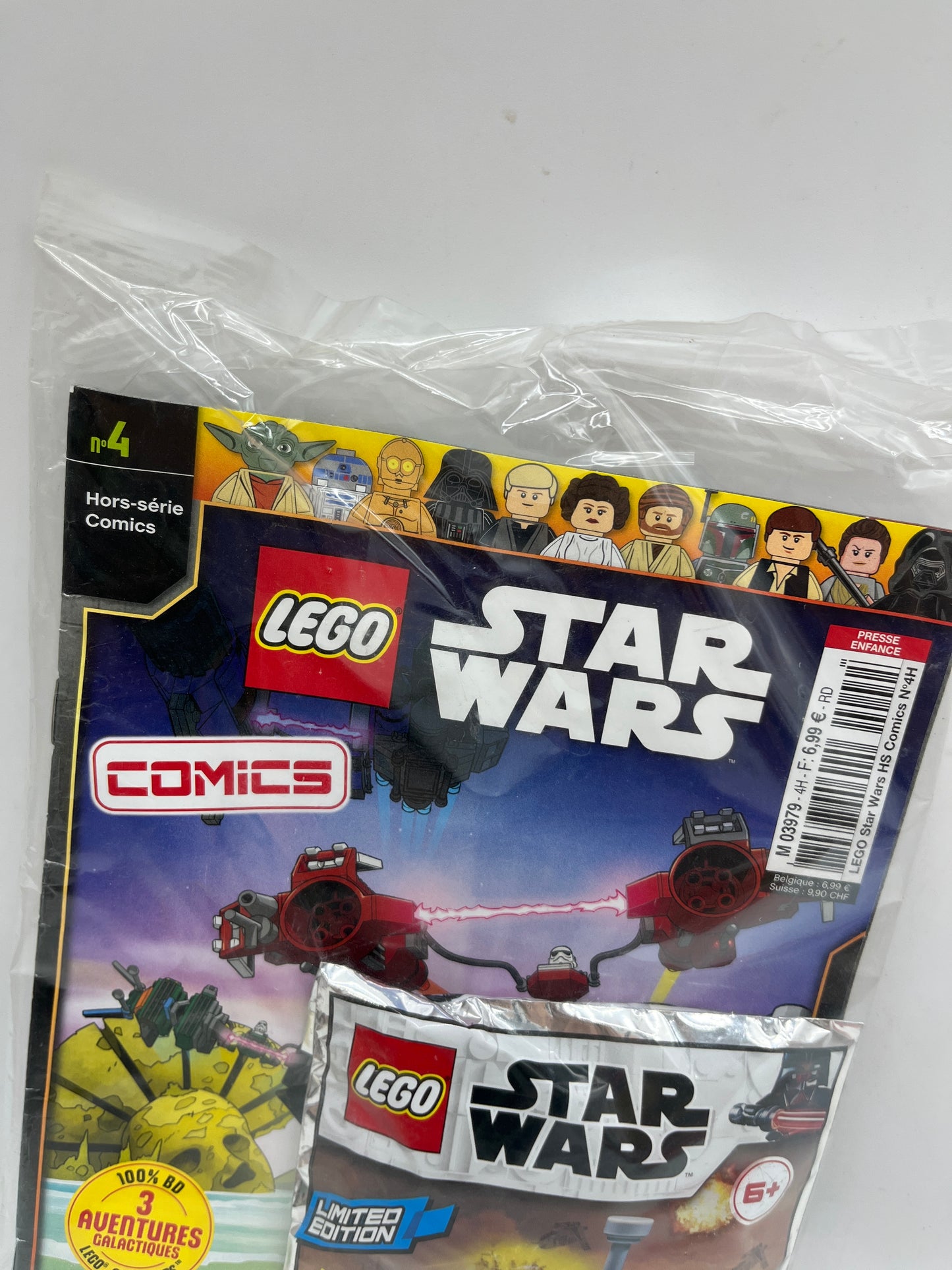 livre d’activité Magazine Lego Star Wars avec son vaisseau à monter Cline turbo Tanks Neuf sous blister