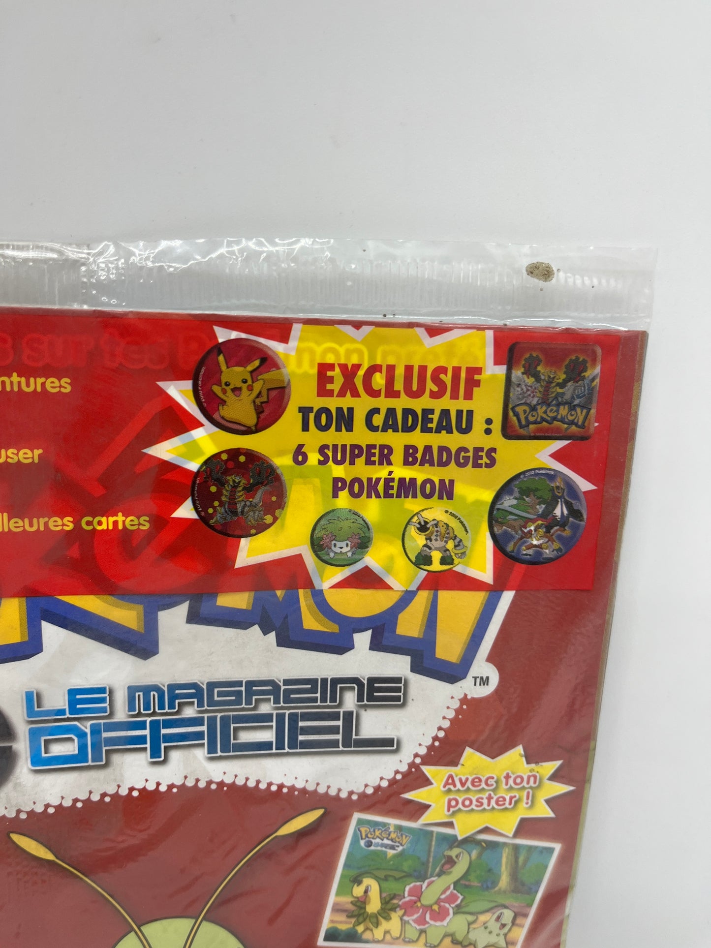 Livre d’activité Magazine POKEMON le magazine officiel avec ces 6 magnets modèle rouge ancien version NEUF