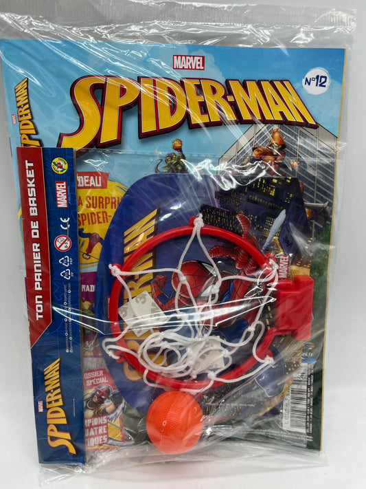 Livre d’activité  Magazine  Disney  Spiderman Marvel Avenger avec son panier de basket Neuf