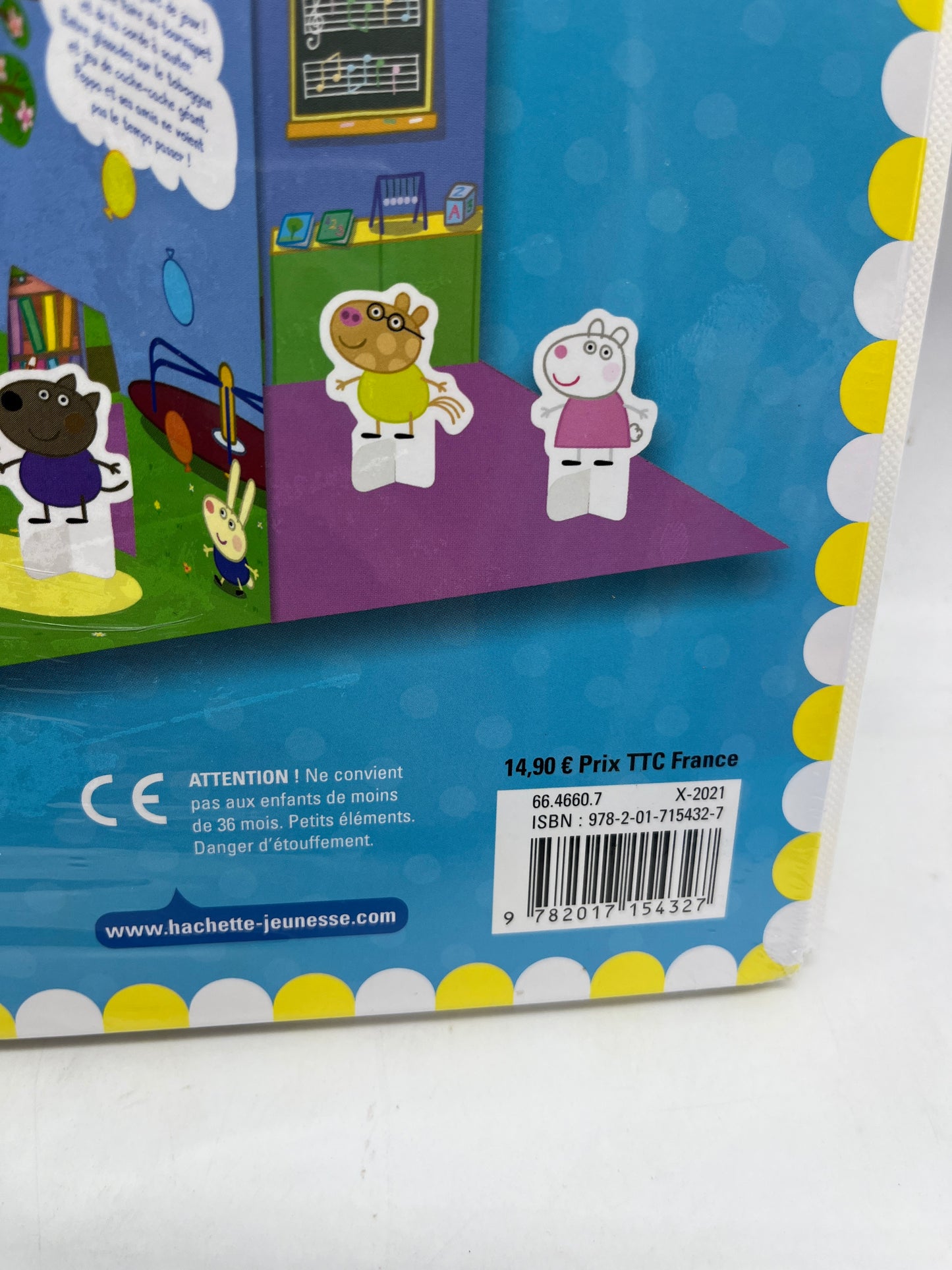 Mon livre Jeu Carrousel Peppa Pig livre à deplier avec 4 décors et 6 personnages Neuf