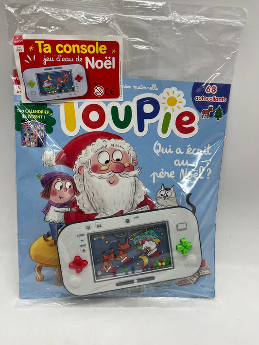 livre d’activité Magazine  Toupie spécial Noël avec son jeu d’eau gamewater Neuf !