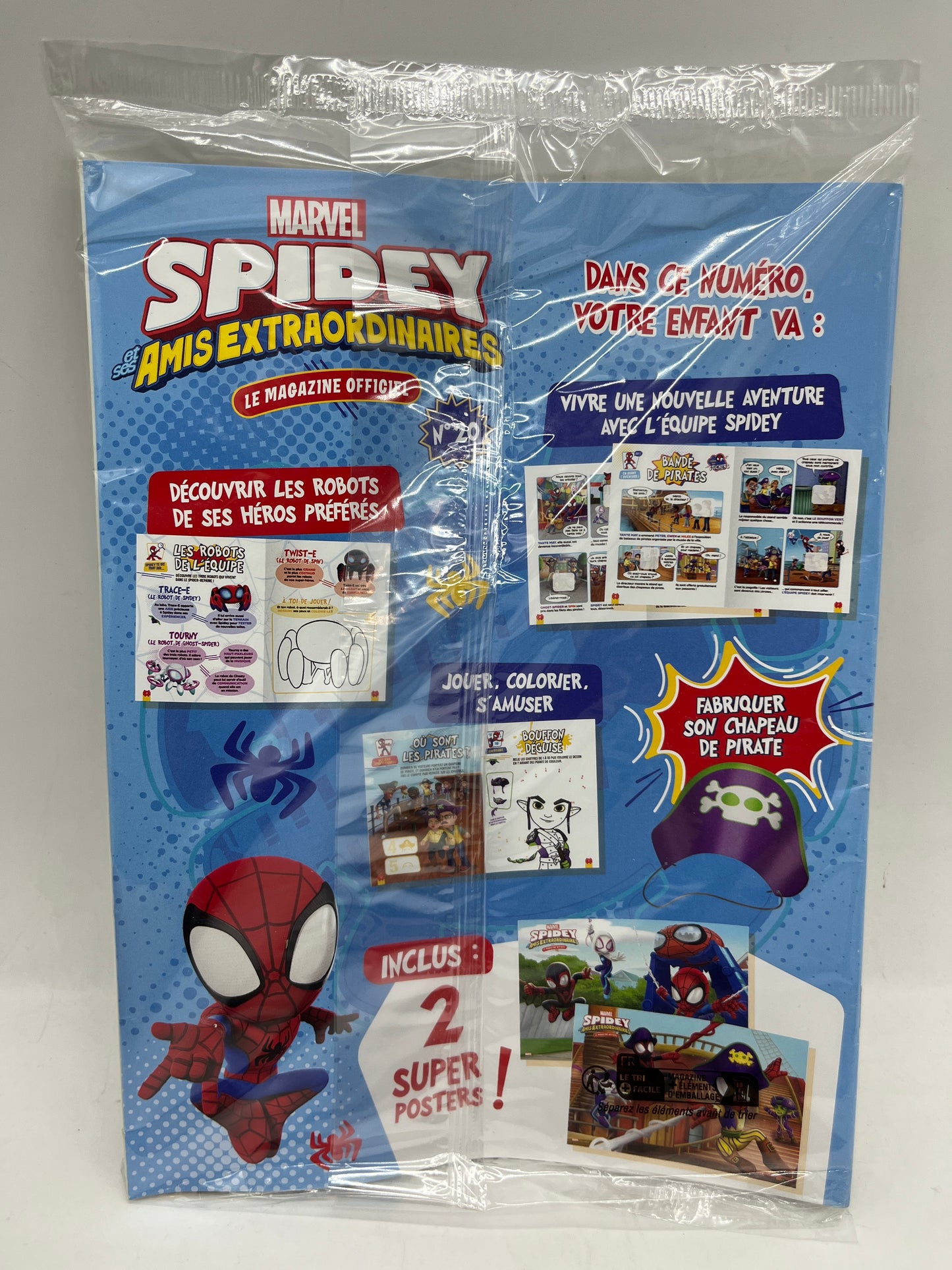 Livre d’activité magazines Disney Spidey avec son araignée Spiderman Marvel Neuf