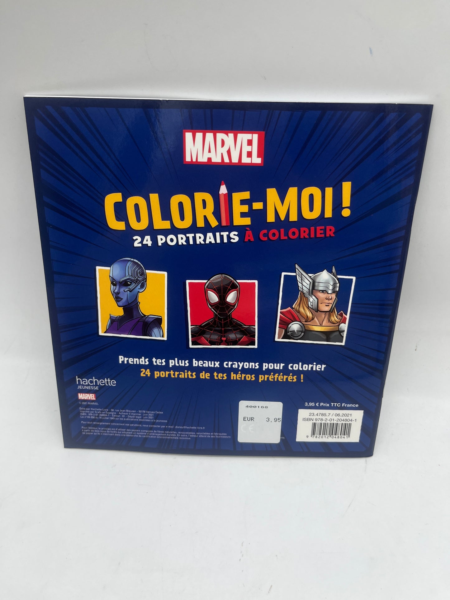 Livre d’activité Magazine Mon cahier de coloriage  colorie moi Héros  Marvel Disney Neuf