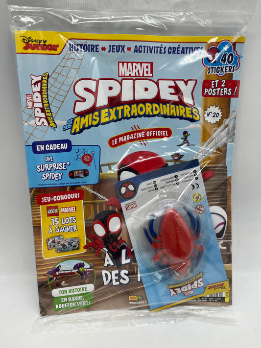 Livre d’activité magazines Disney Spidey avec son araignée Spiderman Marvel Neuf