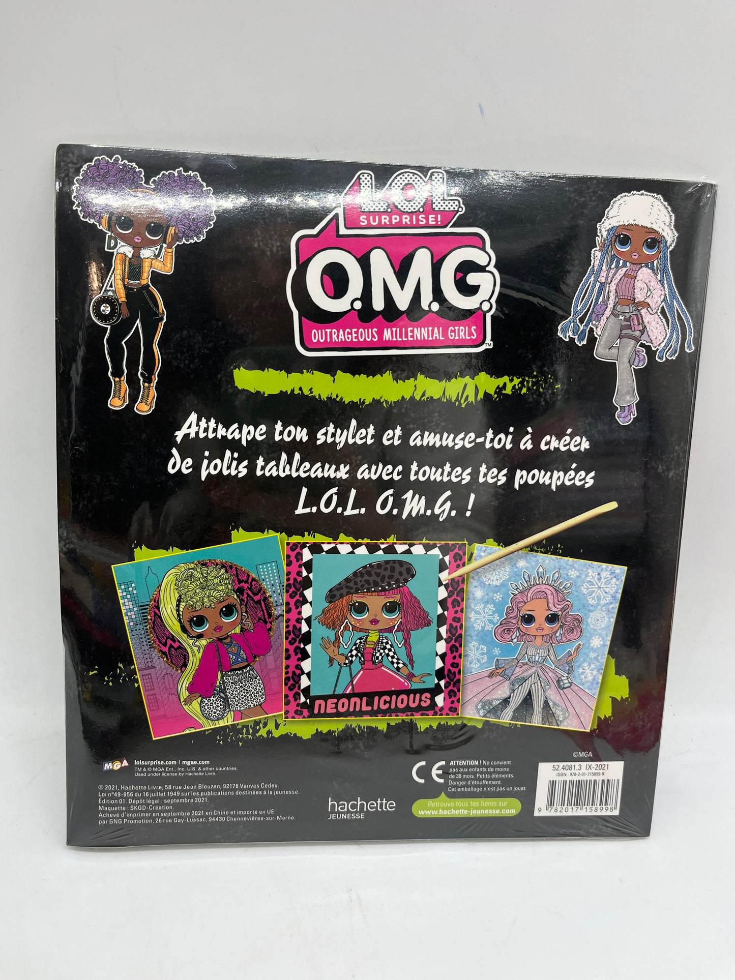 Pack de 8 cartes à gratter Disney  L.O.L surprise poupée Neuf