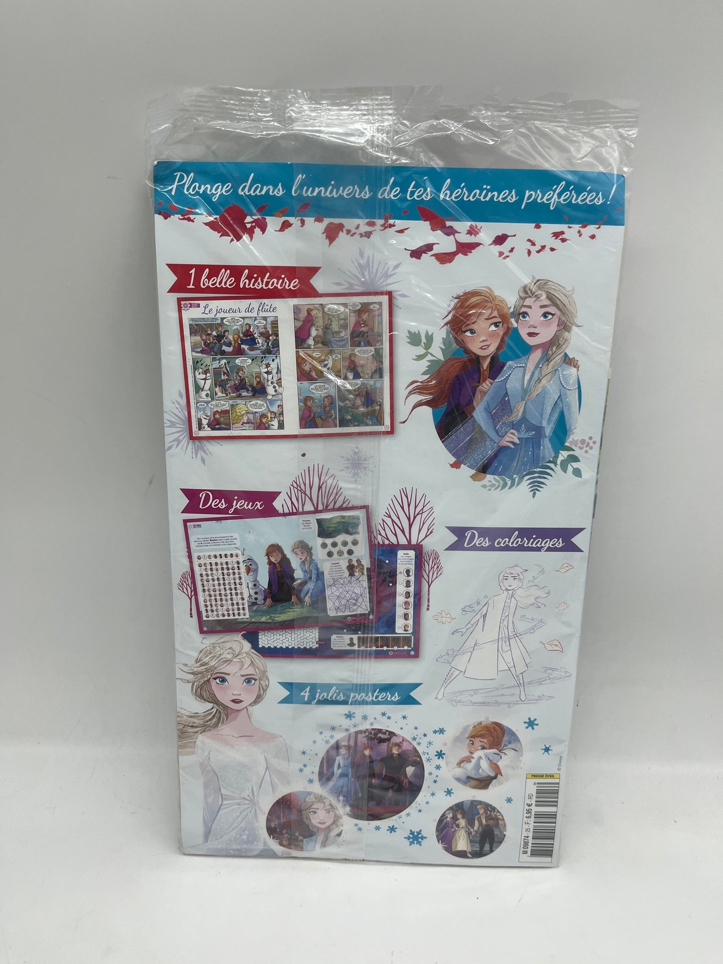 Livre d’activité Magazine Disney Princesse Reine des neige avec son Kit de danse neuf    Jeux activité stickers etc ...  Prix boutique:6 €99