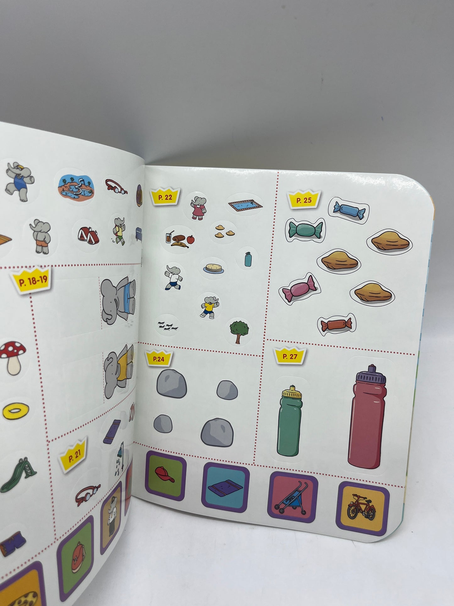 Livre d’activité magazine Babar spécial coloriage jeux d’été gommettes avec ses crayons de couleurs activités histoires neuf !